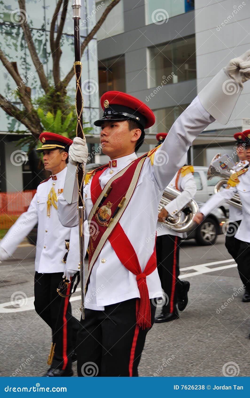 Band Drum Major editorial stock photo. Image of drum, military 7626238