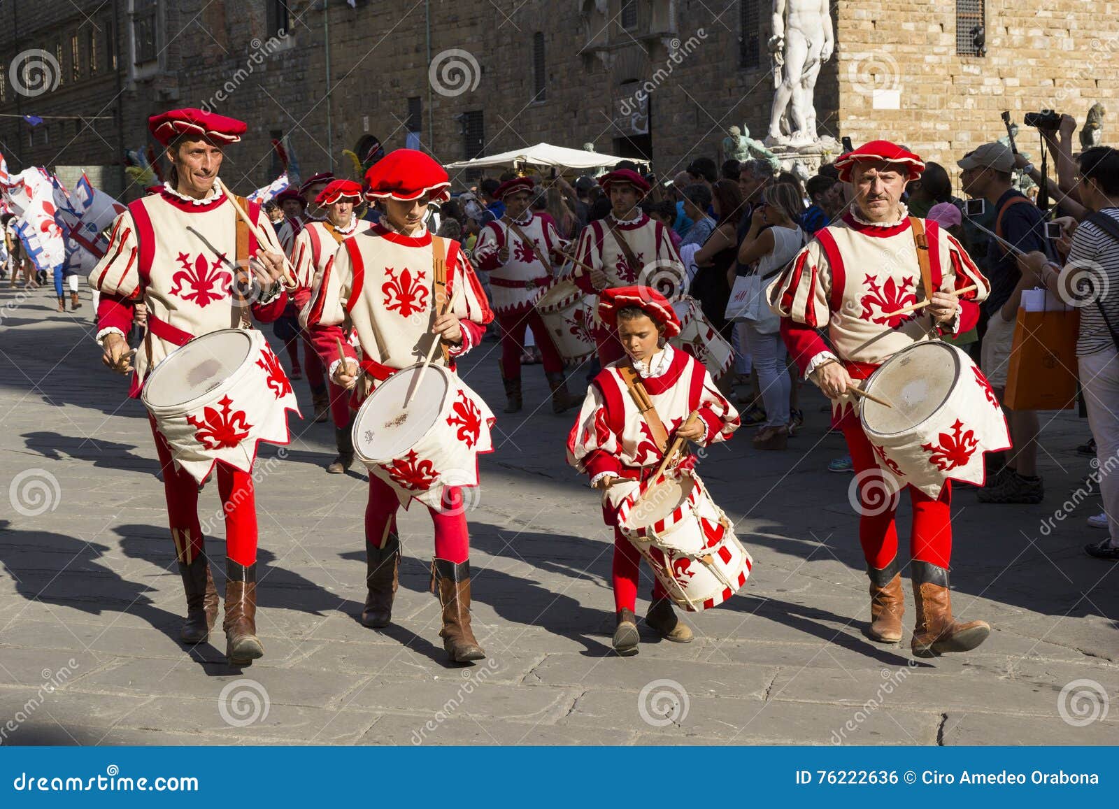 Band of flag bearers editorial photo. Image of bearers 76222636
