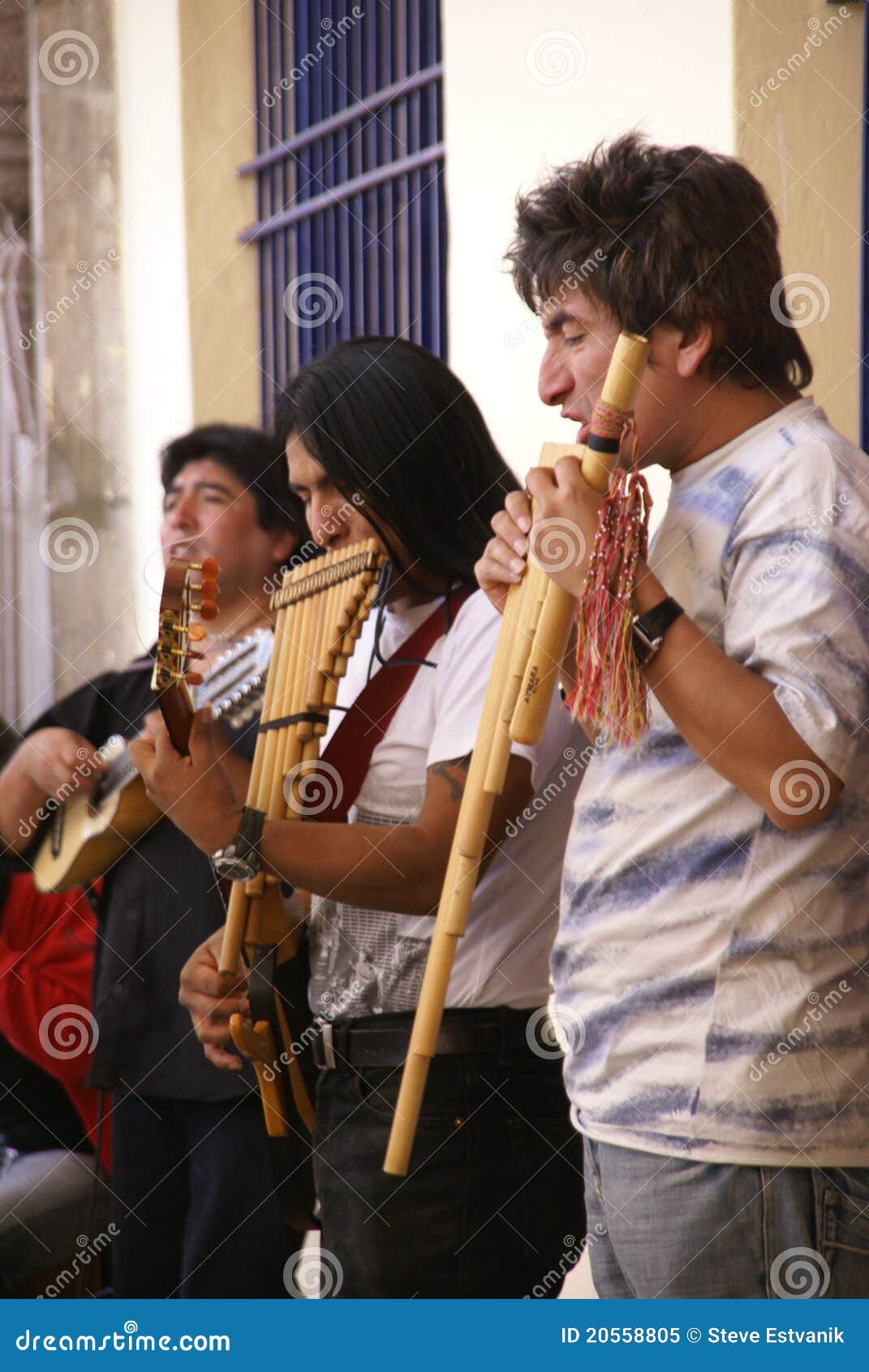 Band Playing Andean Music, Panpipes Editorial Image Image of cusco