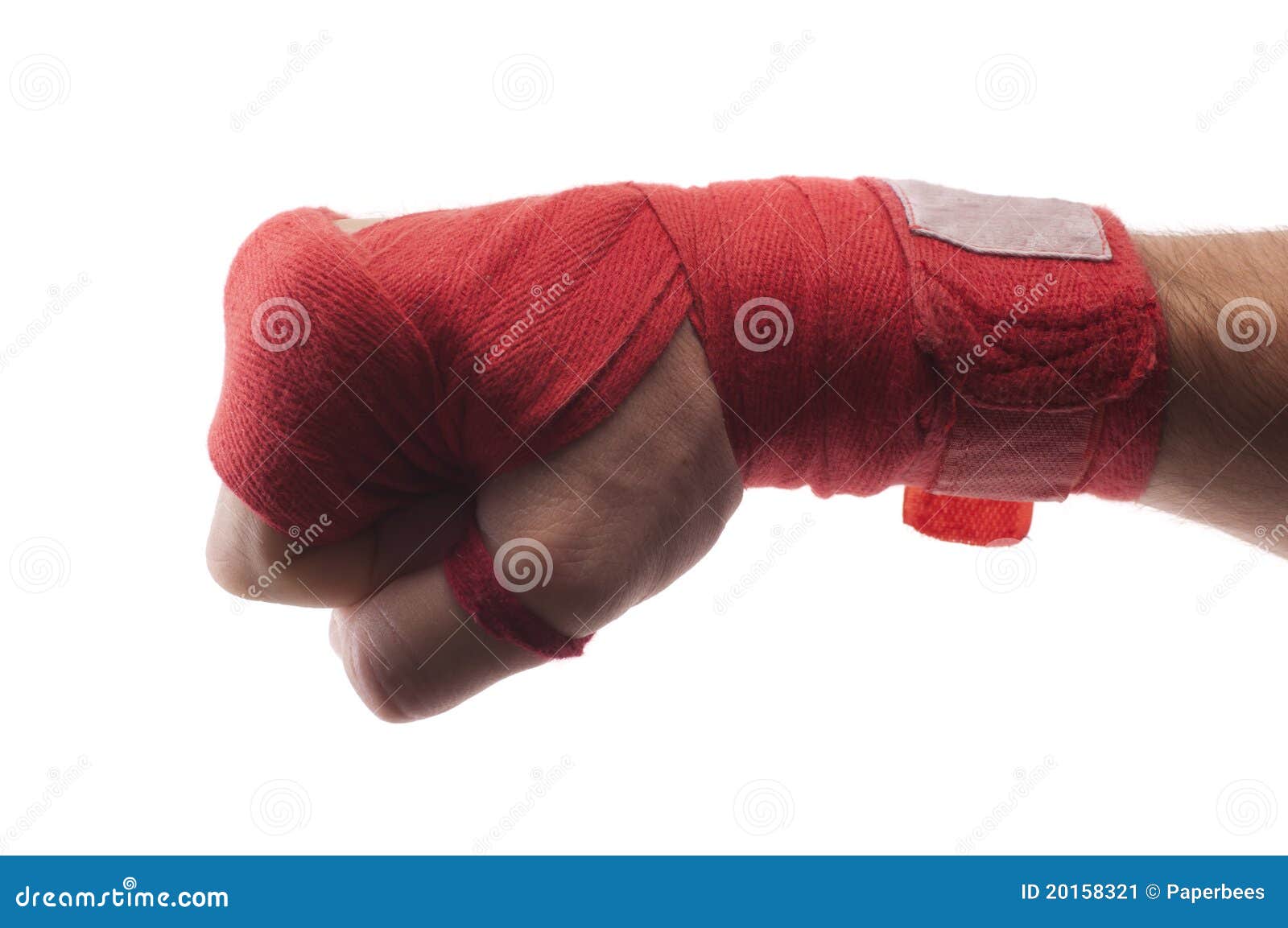 Bandage de boxe image stock. Image du martial, sport - 20158321