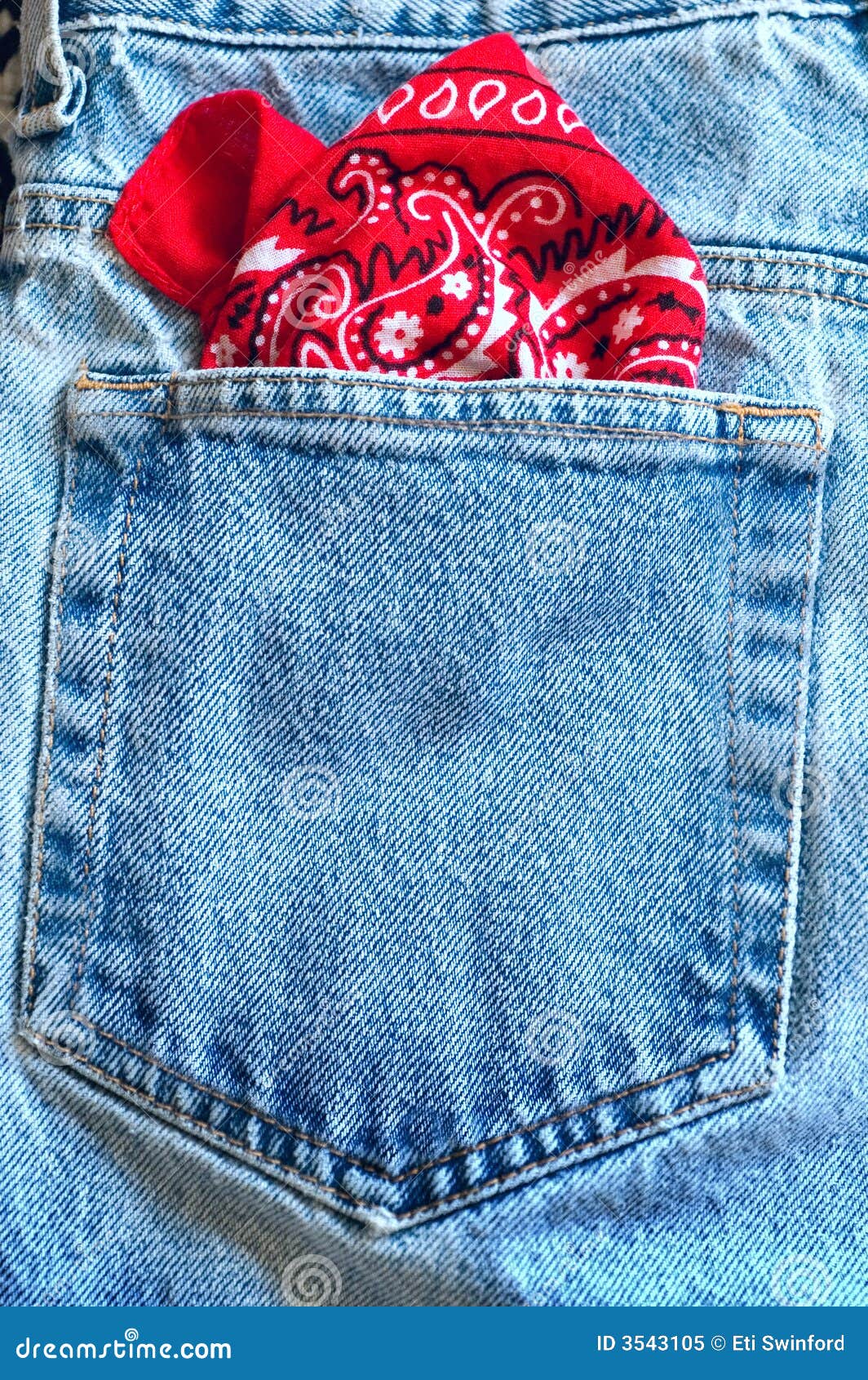 bandanna in pocket