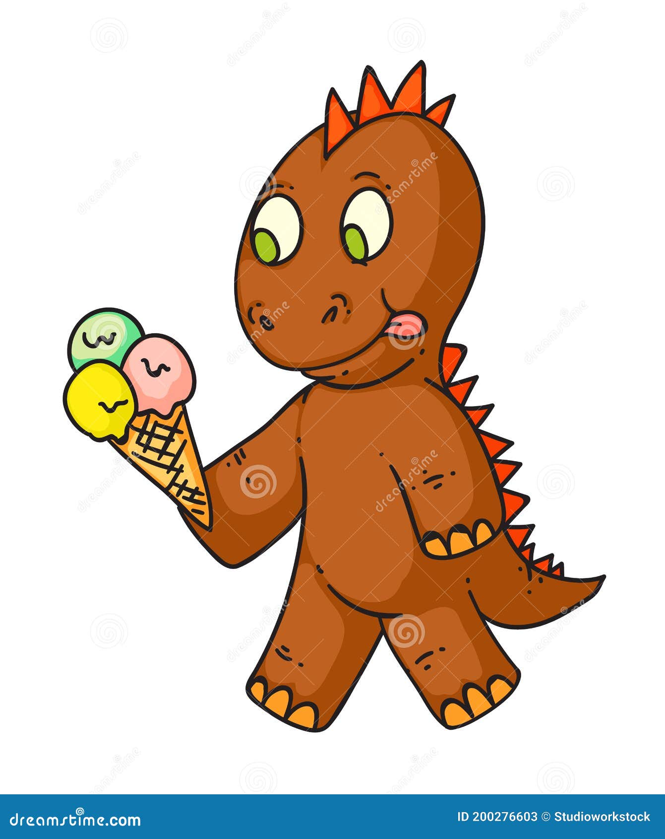 Bande Dessinee Dinosaure Qui Mange De La Glace Isolee Sur Le Blanc Illustration De Vecteur Illustration Du Illustration Joie Bande Dessinee Dinosaure Qui Mange De La Glace Isolee Sur Le Blanc Illustration De Vecteur Illustration Du Illustration Joie