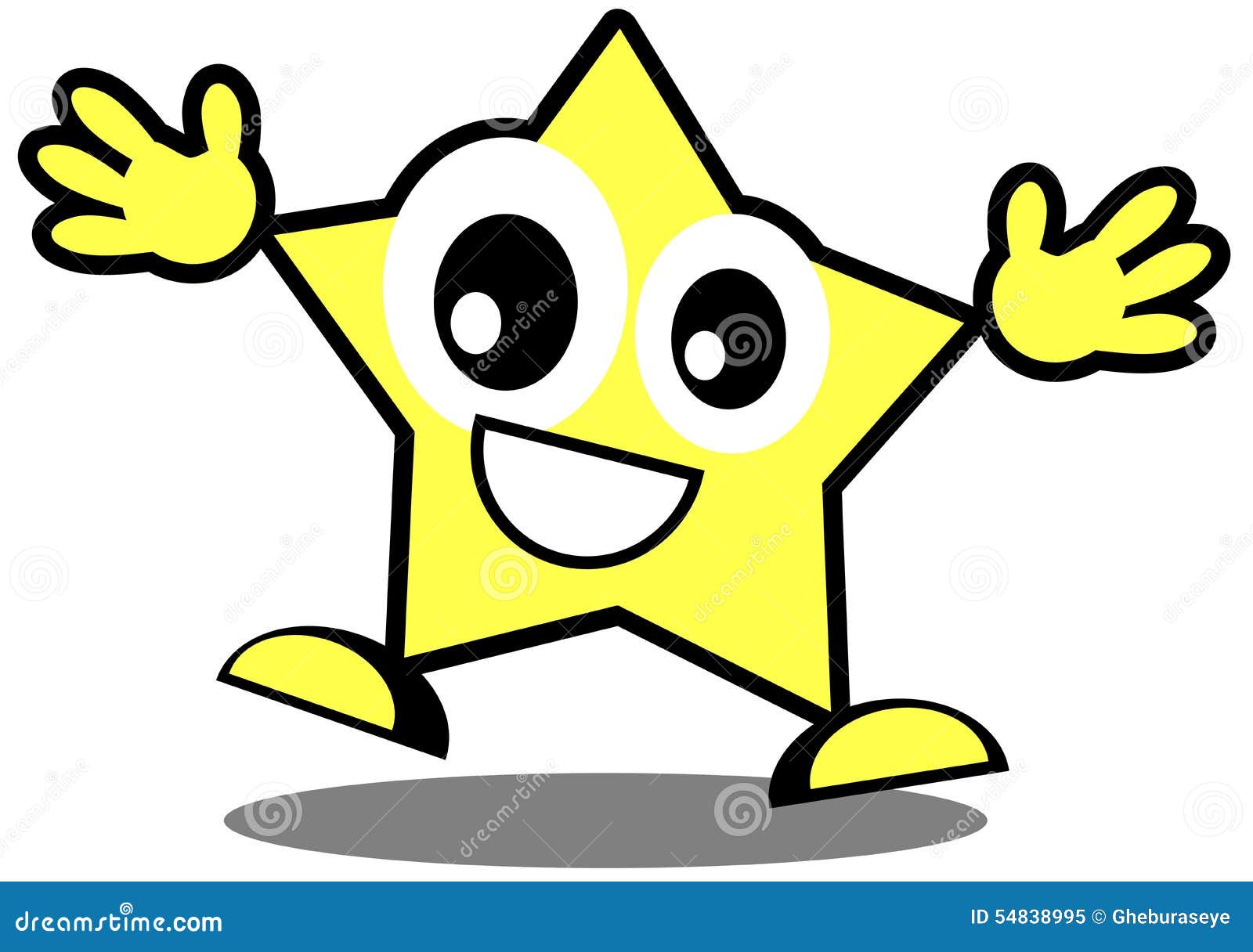 Bande Dessinee Gentille D Etoile Illustration De Vecteur Illustration Du Couleur Ciel 5495