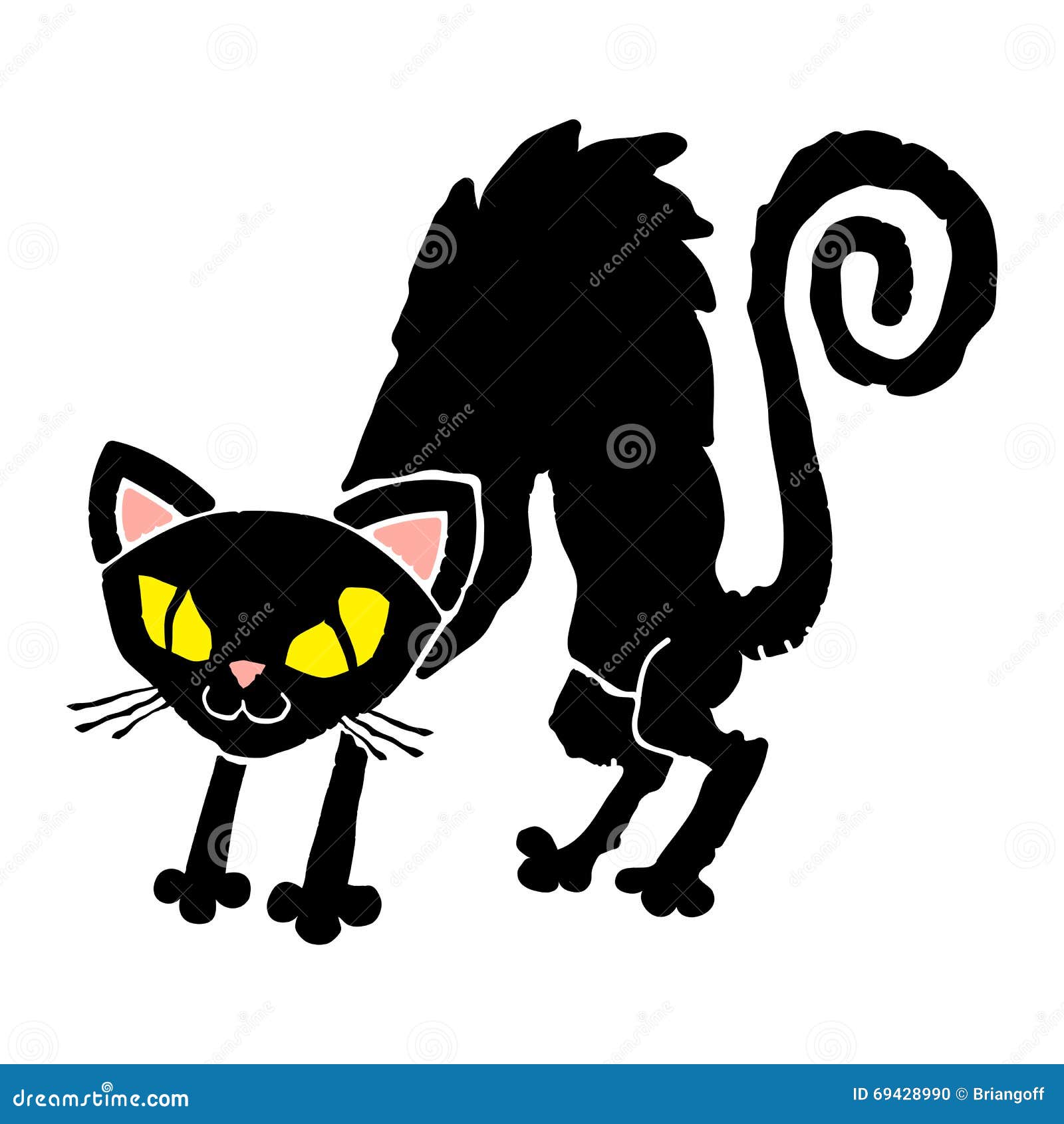 bande dessinee chat noir
