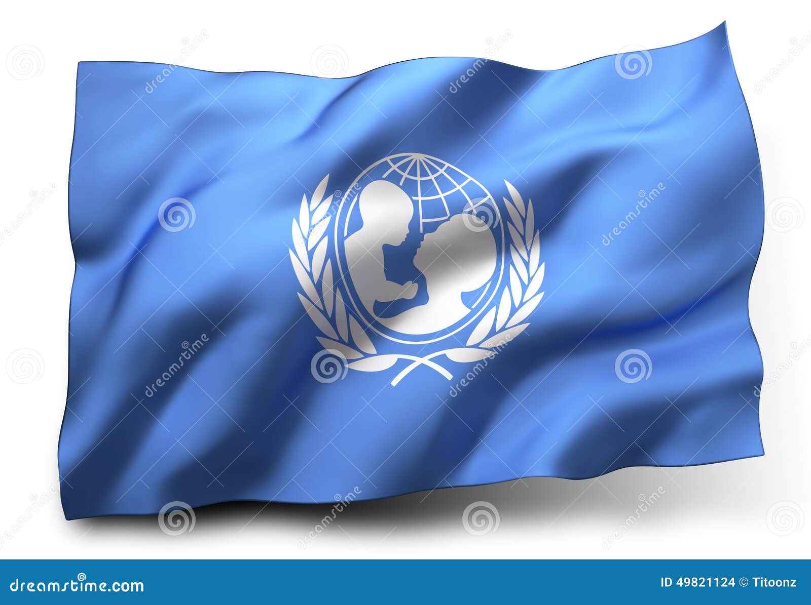 Bandeira da UNICEF imagem de stock editorial. Ilustração de vôo - 49821124, image size:1600x1195