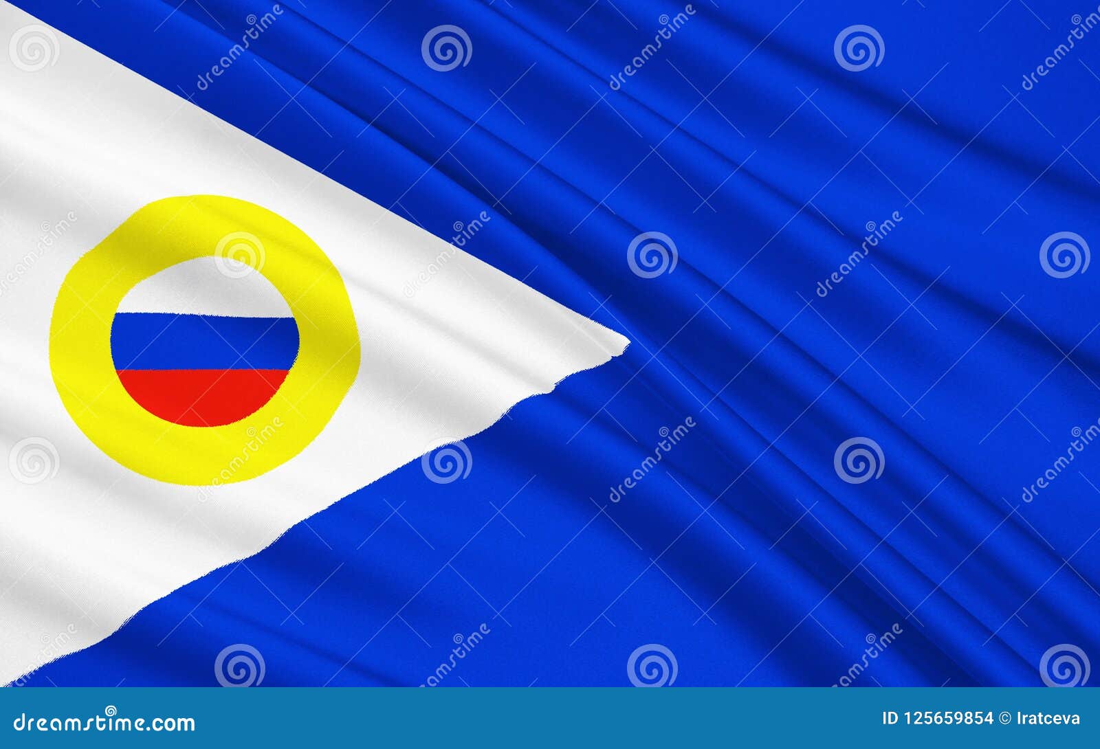 Nenets Bandeira autônoma de Okrug, Federação Russa, Rússia imagem vetorial  de frizio© 136446680