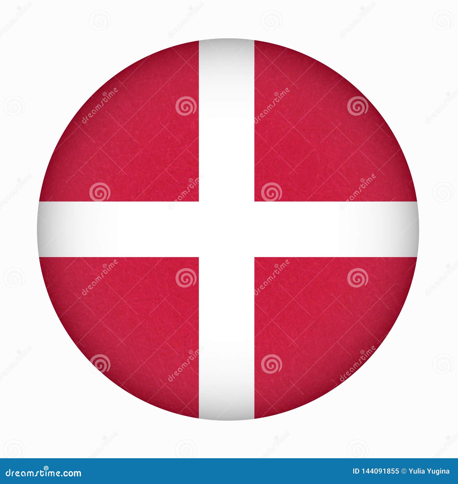 Bandeiras De Escandinávia Na Forma Do Círculo, Estados Do Norte