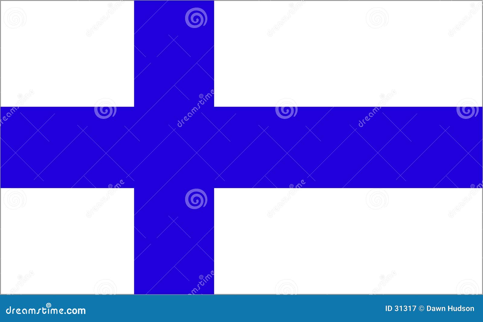 Bandeira de Finlandia ilustração do vetor. Ilustração de ...
