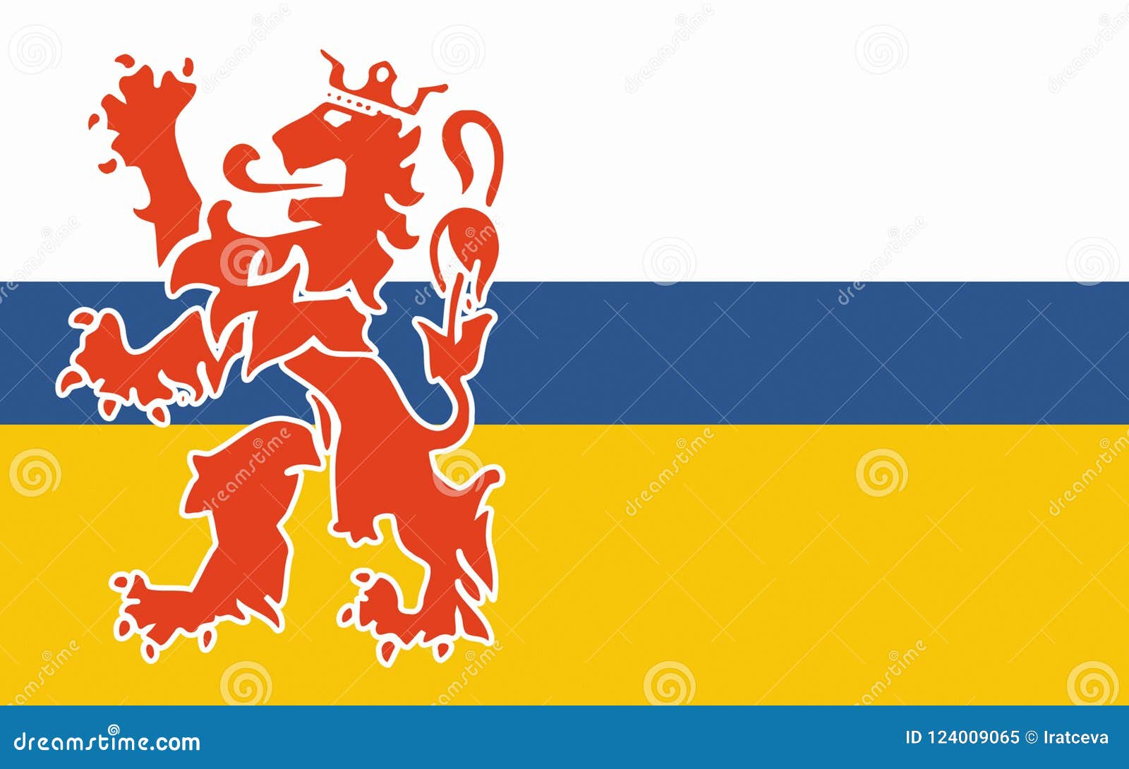 Limburgo, Bandiera Dei Paesi Bassi, Design Unico, 3x5 Ft / 90x150 - Foto 6