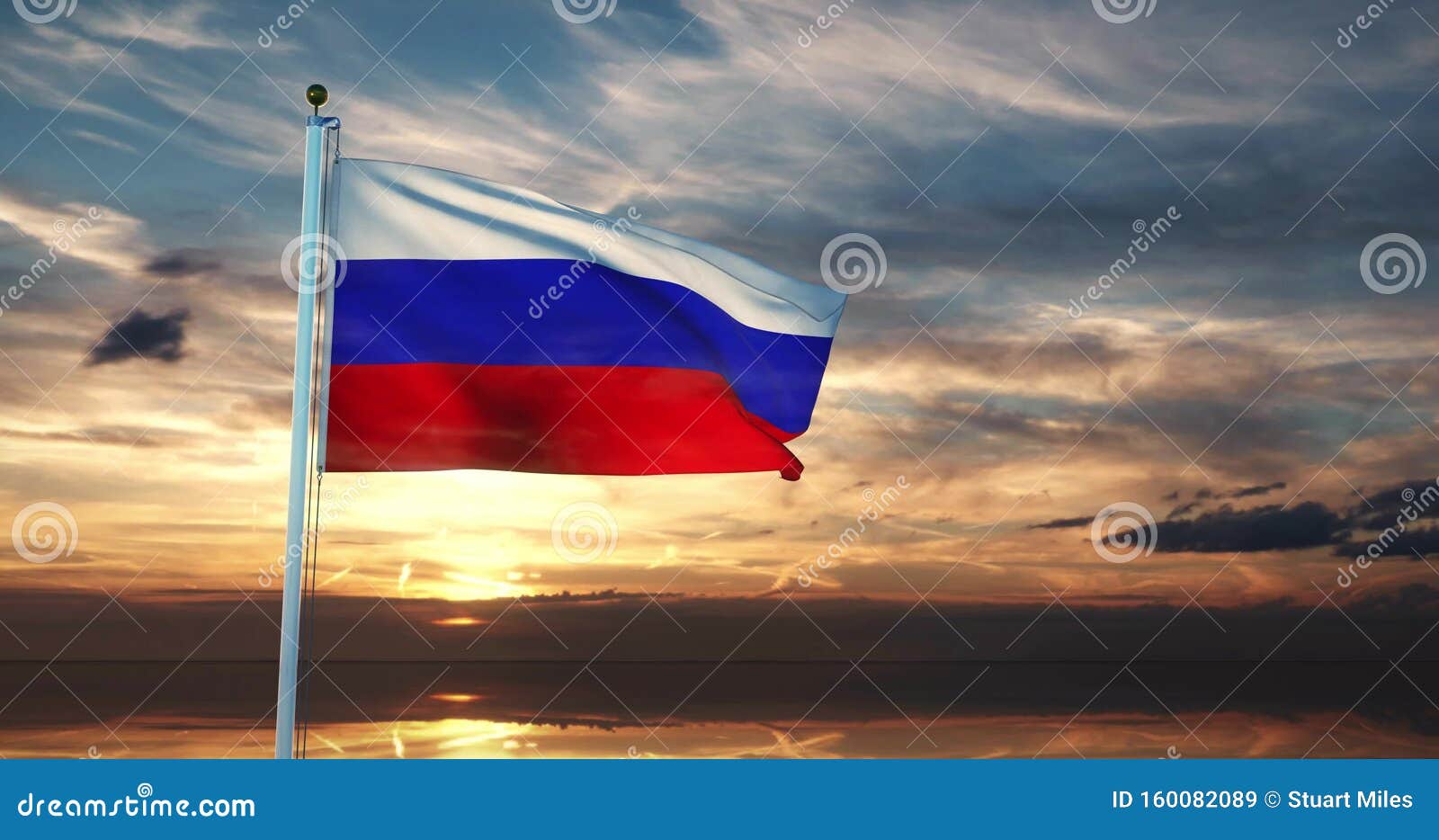 Rússia bandeira federação russa tricolor nacional