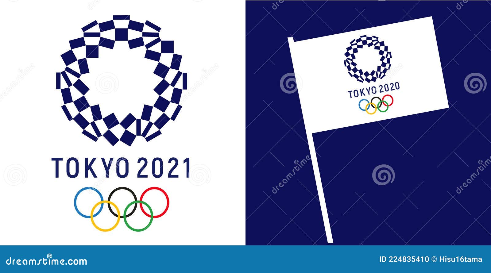 Bandeira Tokyo 2020 No Céu. Jogos Olímpicos De Verão Da Xxii. Tokyo 2021.  Imagem Editorial - Ilustração de turismo, emblema: 224835410