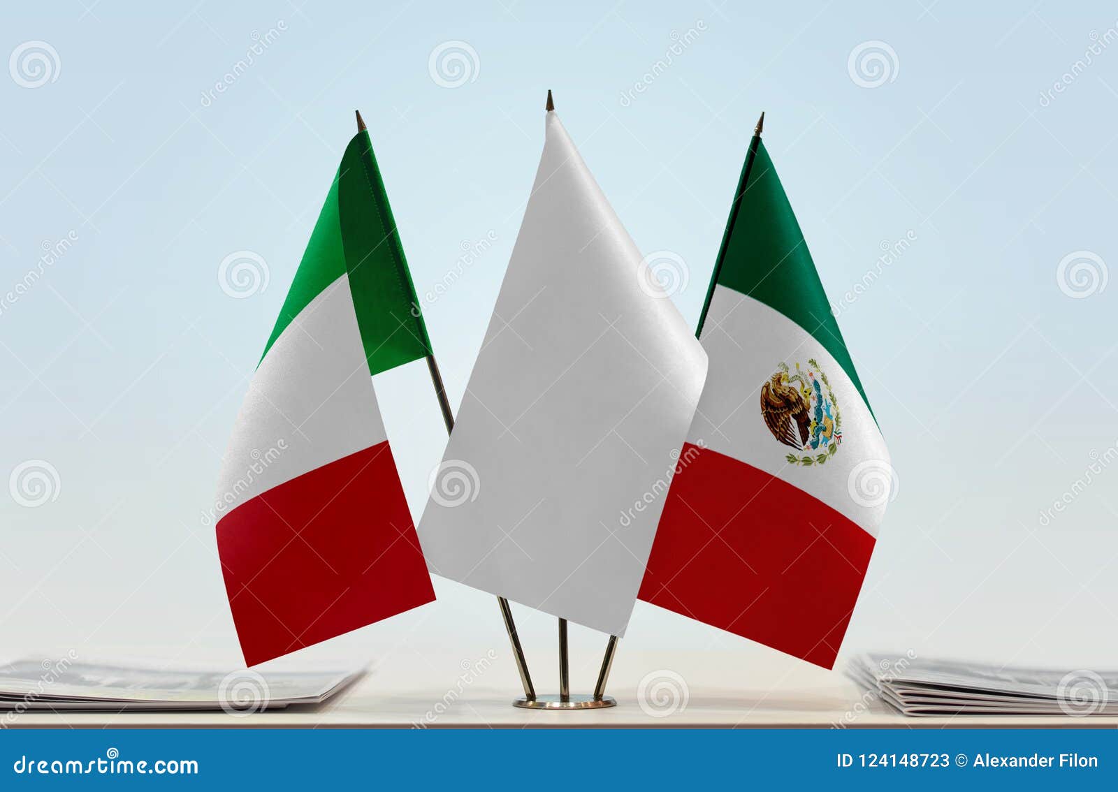 bandeira méxico e itália