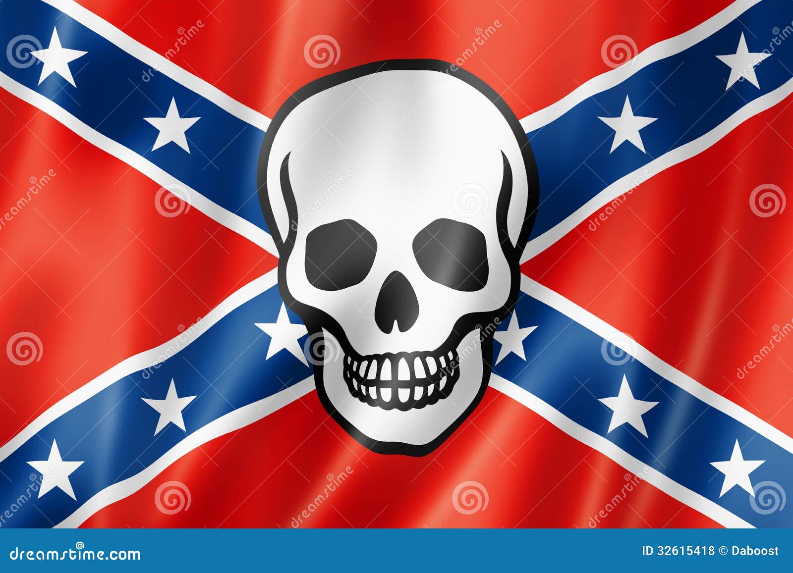 Bandera De La Muerte Confederada Stock de ilustración - Ilustración de  pista, azul: 32615418, image size:1600x1157