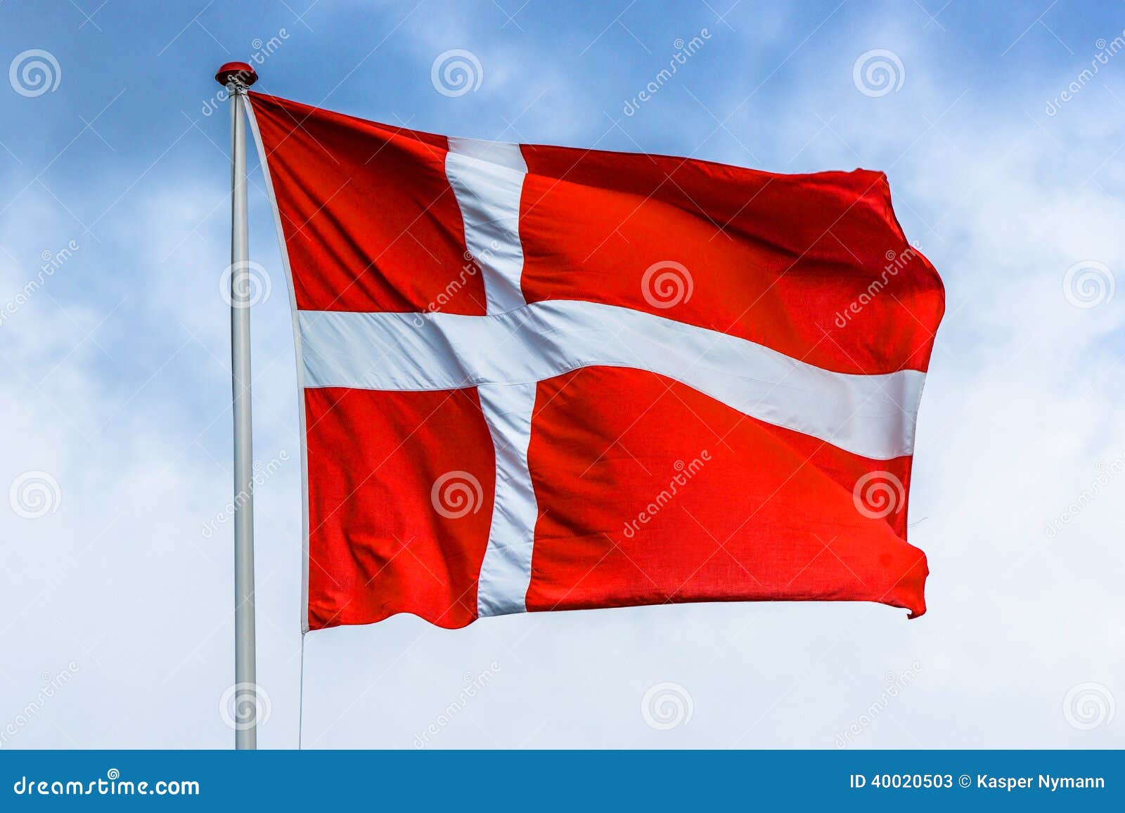 Gángster apelación Comunismo Bandera Danesa En Color Rojo Y Blanco Imagen de archivo - Imagen de brisa,  indicador: 40020503