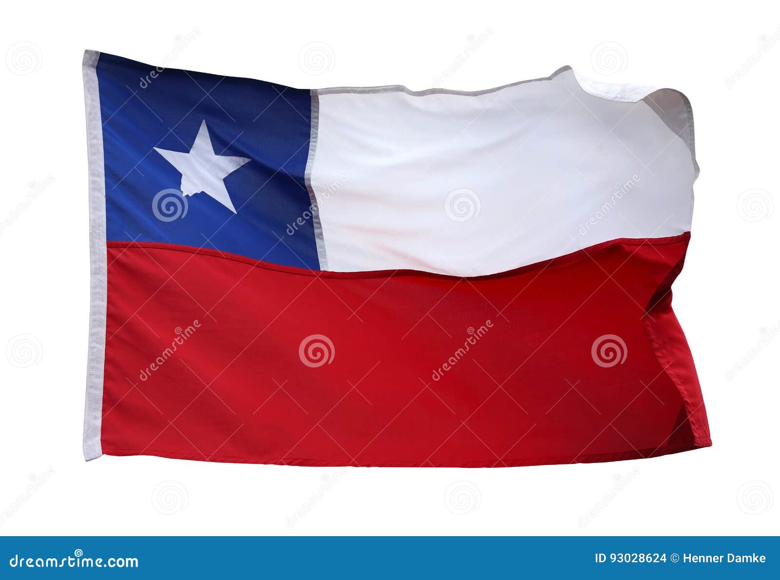 Bandera de Chile aislado foto de archivo. Imagen de vacaciones 93028624