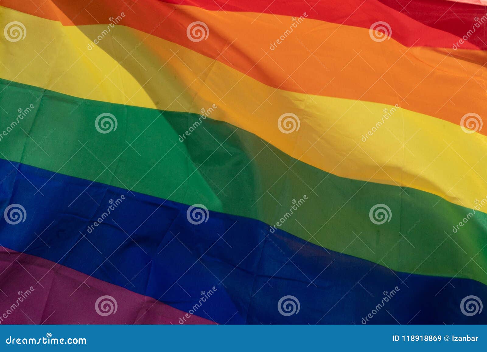 Bandera De La Paz Del Arco Iris Del Orgullo Gay Imagen De Archivo Imagen De Bandera Hombre