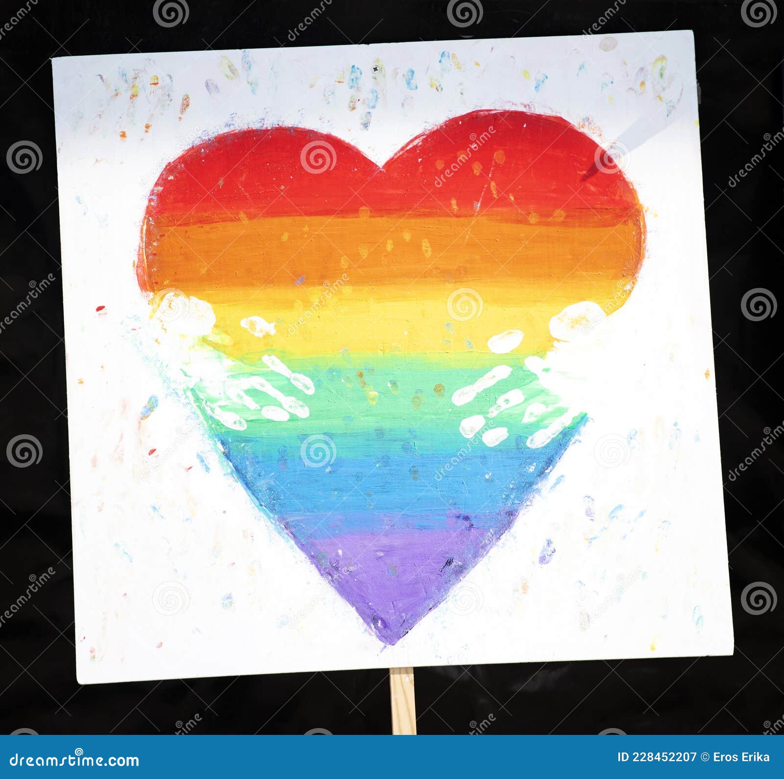 Bandera De Lgbt Pancarta Lgbtq Afiche Lesbiana Gay Bisexual Etc Símbolo De  Acuarela Fondo De Pantalla De Fondo De Pantalla De Amor Imagen de archivo -  Imagen de cartel, colorido: 228452207