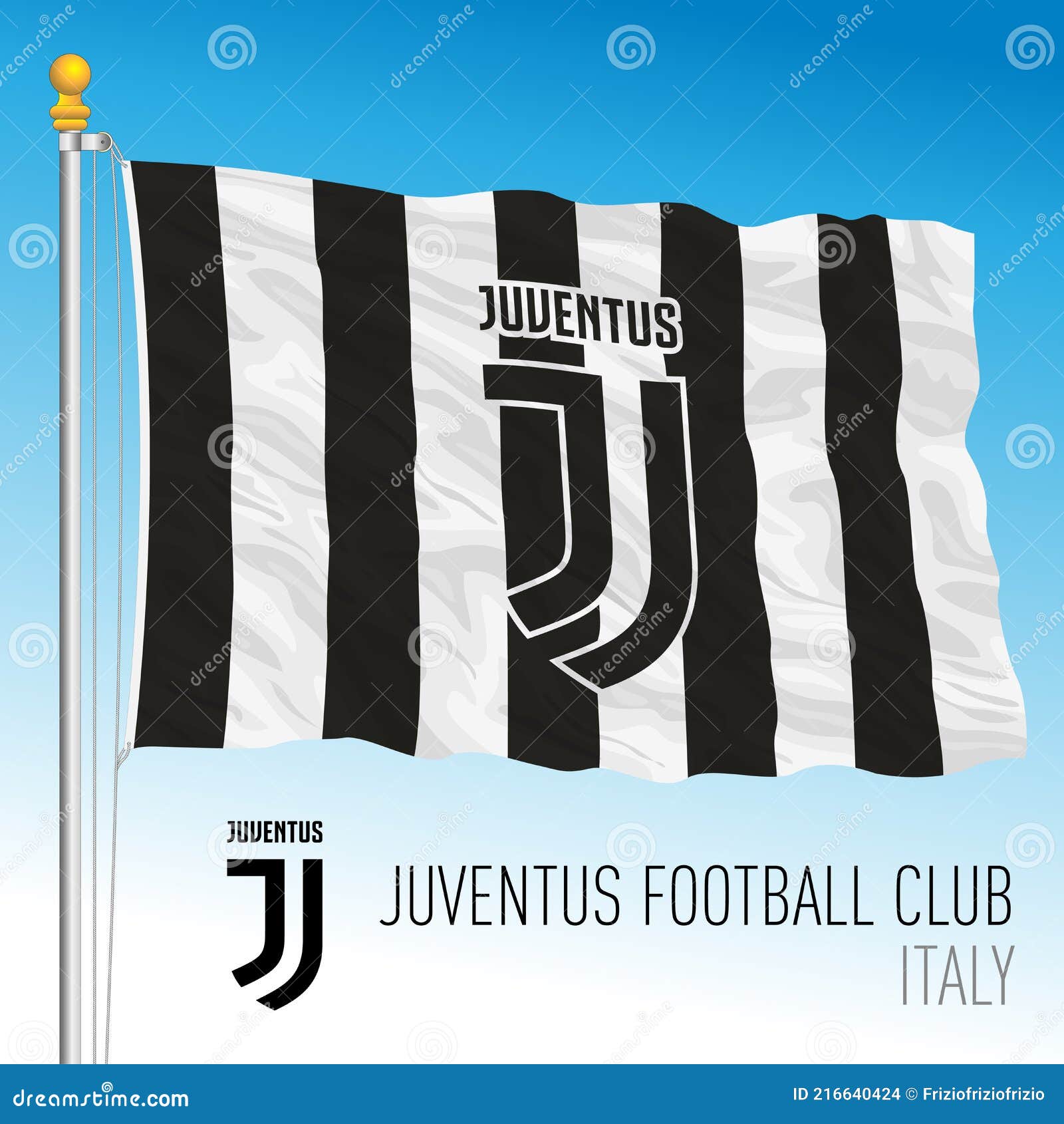Bandiera E Stemma Della Squadra Di Calcio Juventus Nel Nuovo Super Lega  Immagine Stock Editoriale - Illustrazione di azione, gioco: 216640424