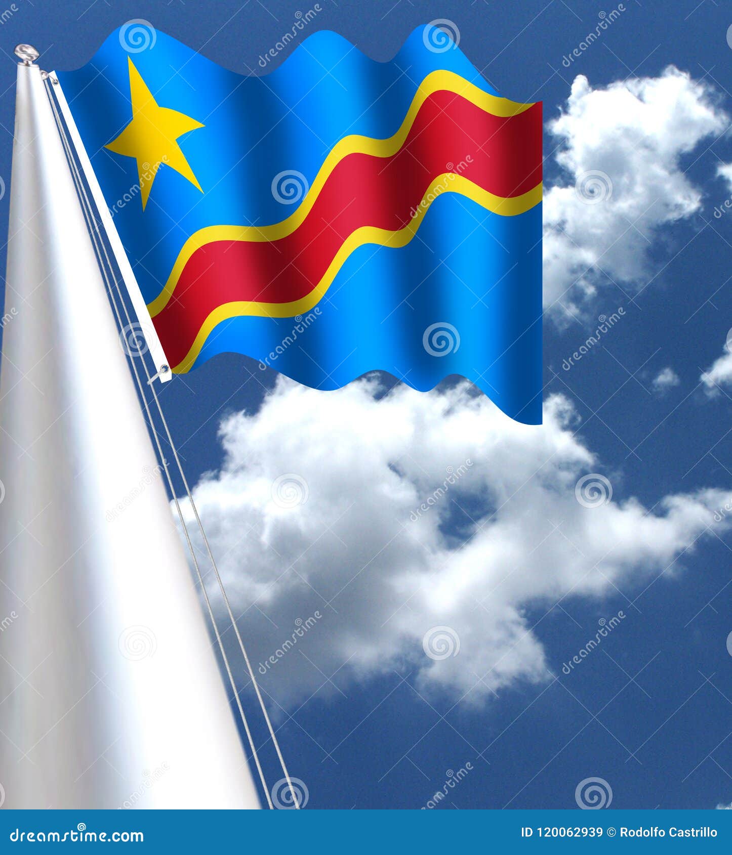 Festone BANDIERINE AZ FLAG Ghirlanda 6 Metri 20 Bandiere Repubblica del Congo 21x15cm Bandiera Congolese 15 x 21 cm 