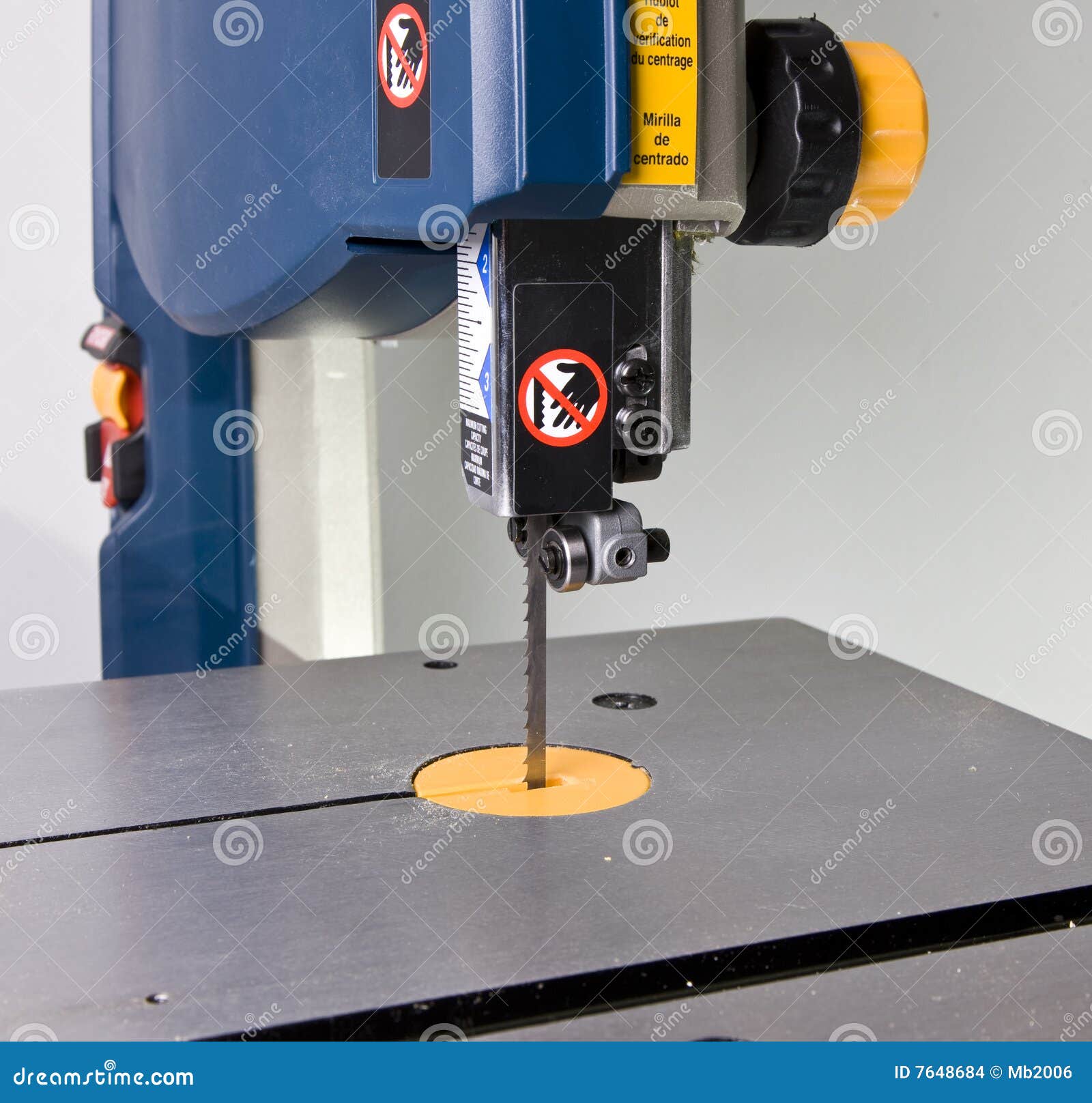 Bandsaw stock photo. Image of danger, craft, repair, improvement 7648684