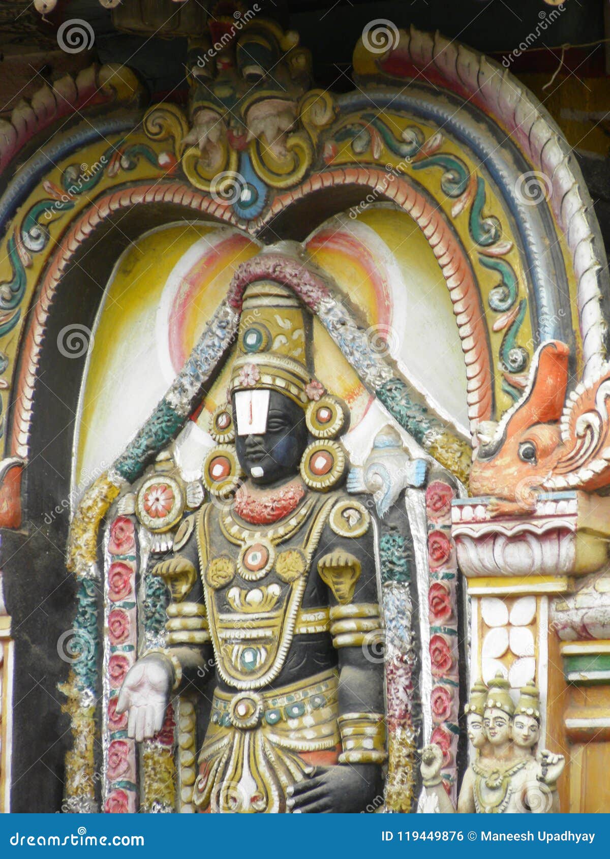 Bangalore, Karnataka, India - September 5, 2009 Colorful Sculpture ...