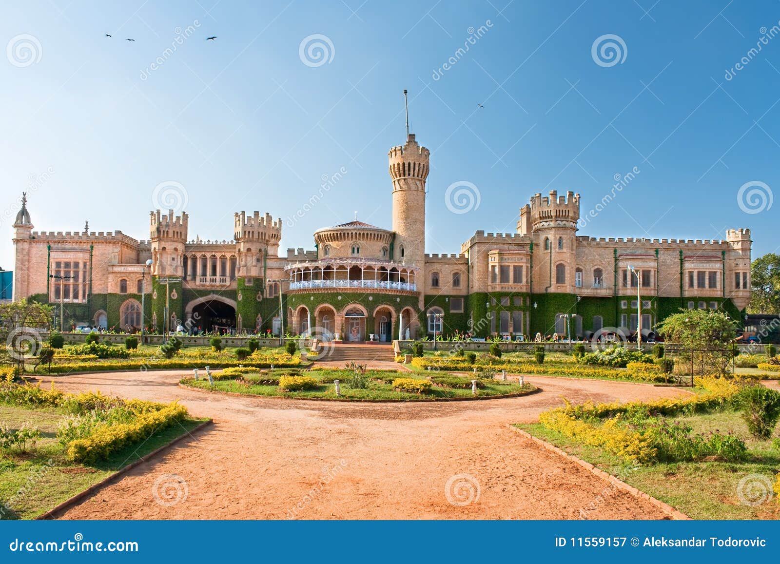 the bangalore palace in southern karnataka, india