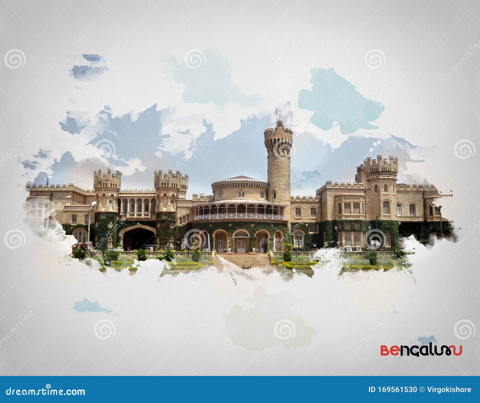 Maharaja palace karnataka india Cut Out Stock Images & Pictures - Alamy
