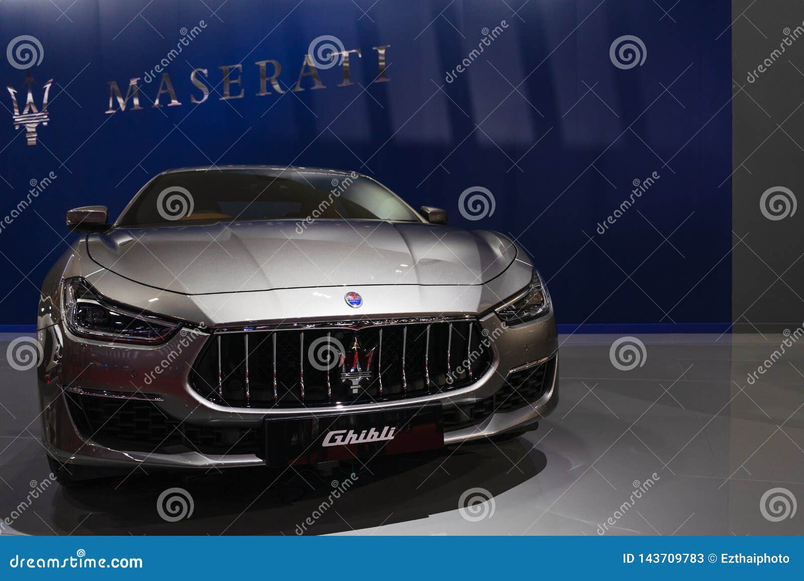 Bangkok Thailande 31 Mars 19 La Voiture Executive De Luxe Maserati Ghiblion A Presente Au Salon De L Automobile Intern Photo Stock Editorial Image Du Concept Presentation