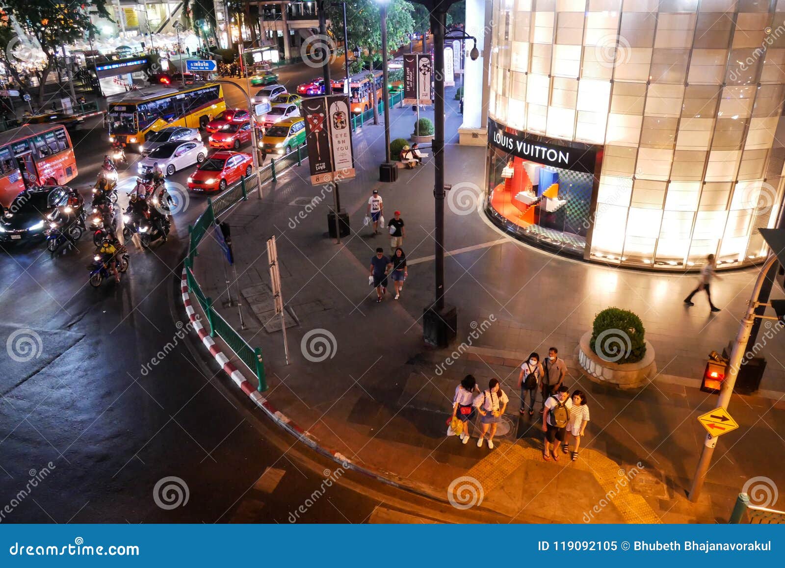BANGKOK, THAILAND - MARCH 12, 2017: Gaysorn Village Shopping Mall, A Luxury Shopping Mall Is ...