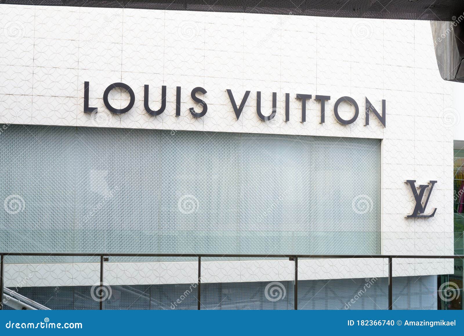 BANGKOK, THAILAND - MAY 10, 2020 -Exterior of Louis Vuitton Shop