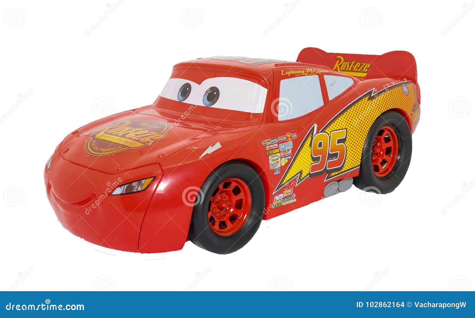 Detail of the Real Car from the Movie Cars, Lightning McQueen in Red Color  on the Race Track Editorial Photography - Image of michigan, lightning:  267624612