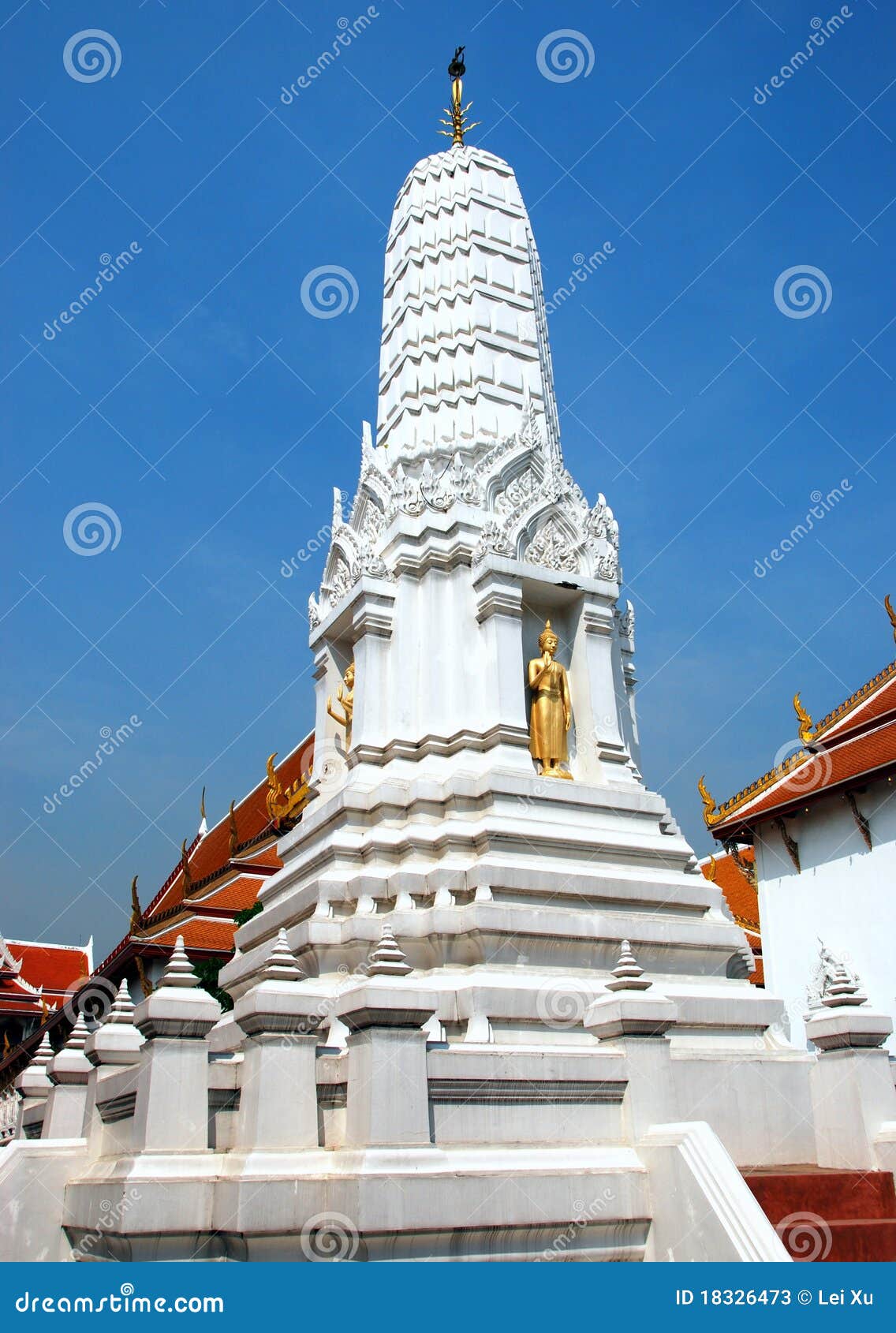 Bangkok, Thailand Wat Mahathat Prang Stock Image Image of thailand
