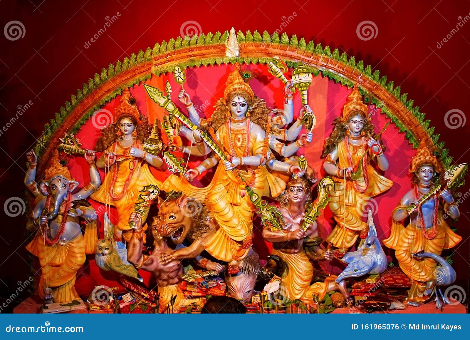 Bangladesh Rajshahi, 8 October 2019. Durga Puja Vijay Dashami in ...