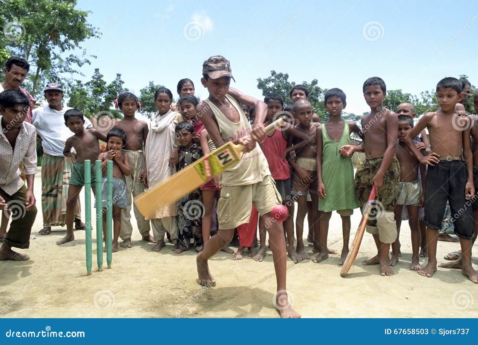 Bangladeshi Cricket Playing Boys, Bangladesh Editorial Stock Photo picture picture