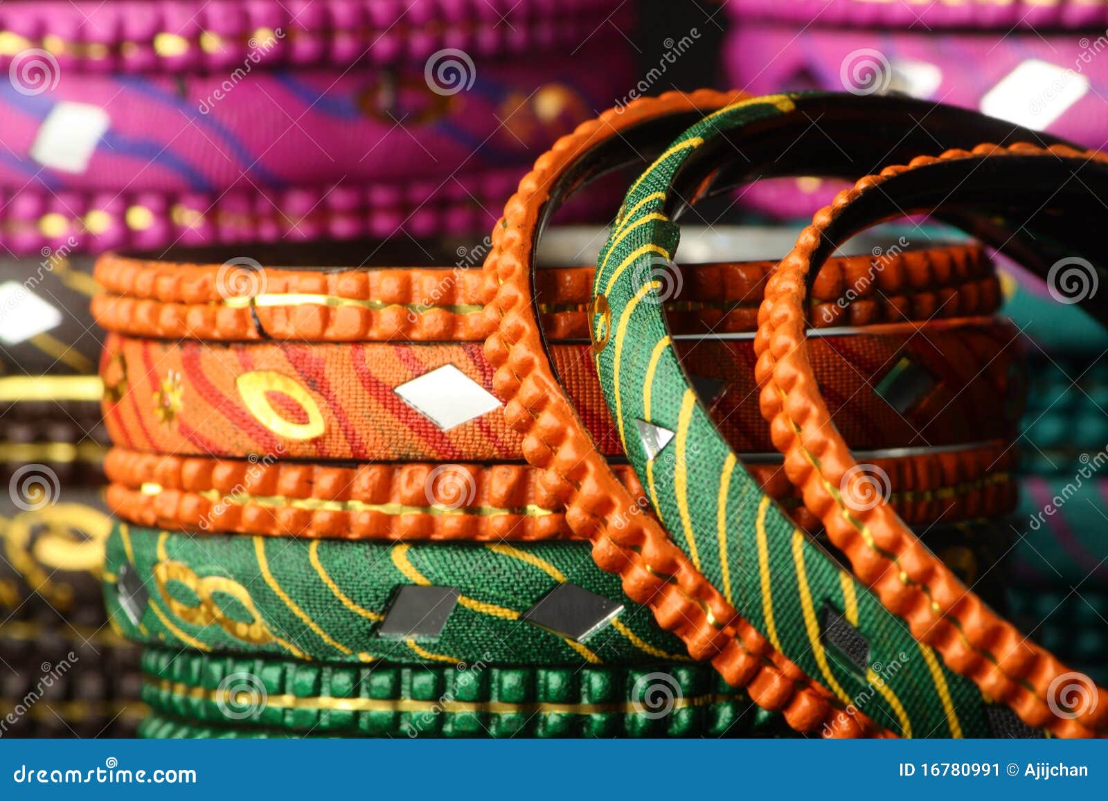 Bangles background stock image. Image of black, jewels 16780991