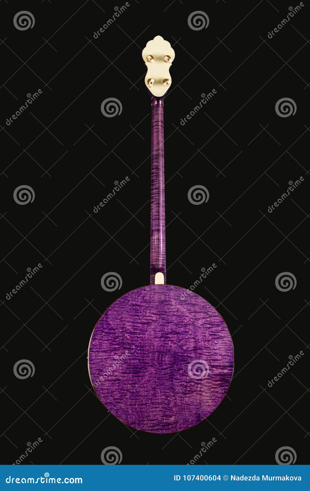 Banjos 5string No Fundo Preto Foto de Stock Imagem de cinco, sépia