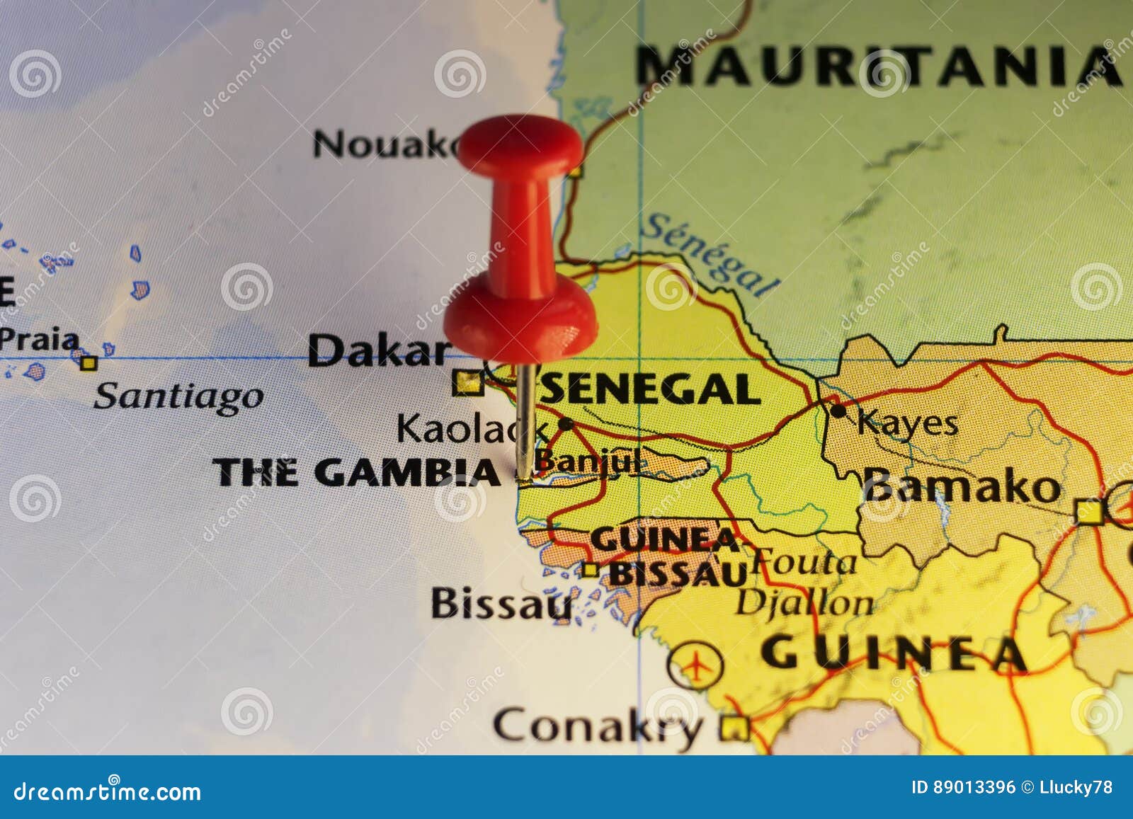Banjul capital of Gambia stock illustration. Illustration of poverty 89013396