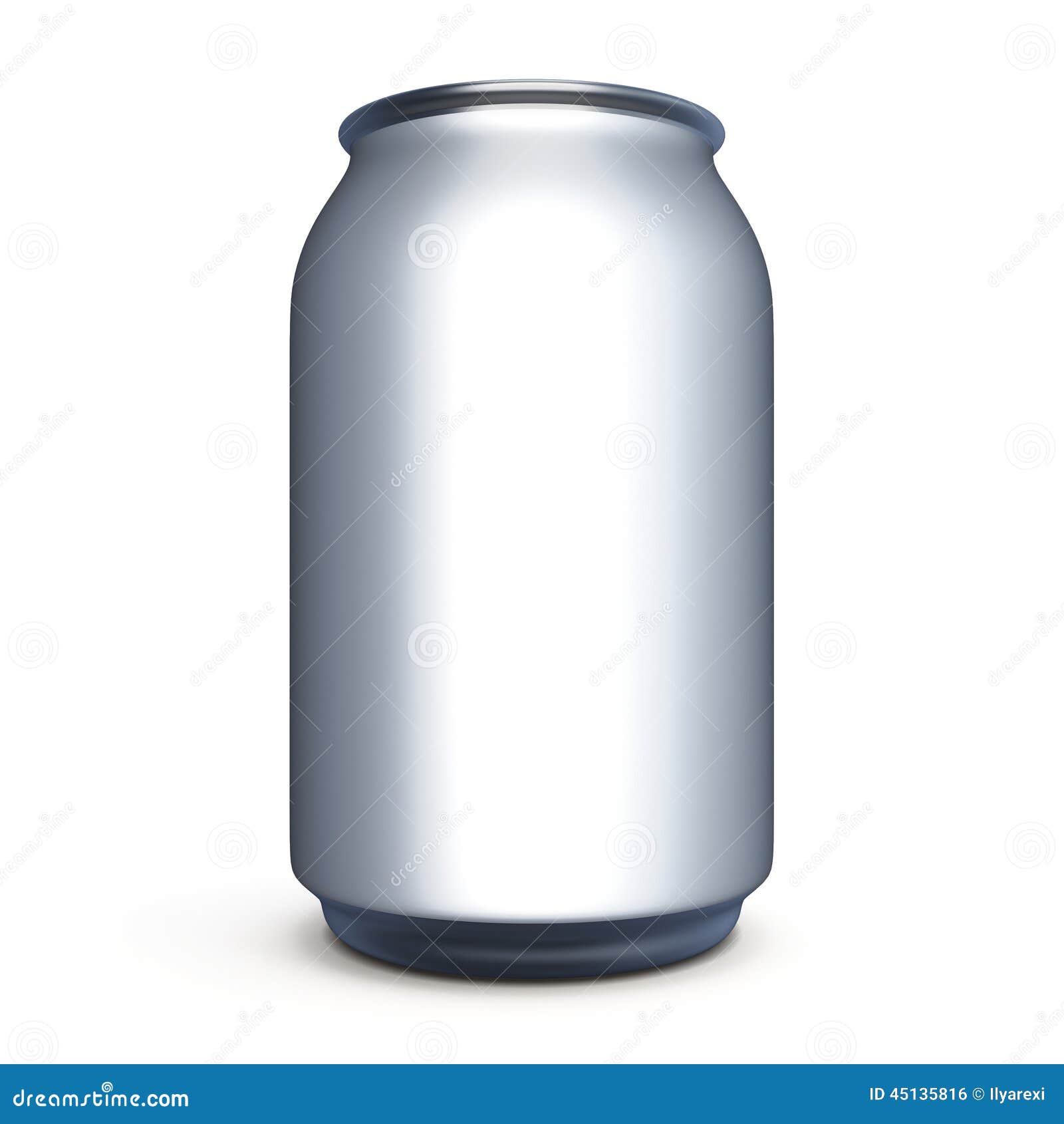Bank For Beer, Soda Without Label For Design. Stock Photo ...