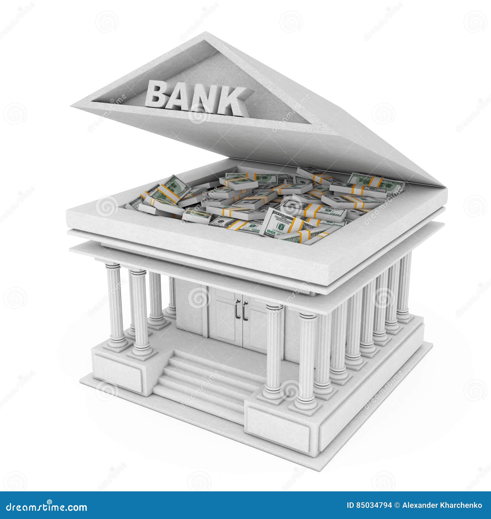 bank note building bank note building