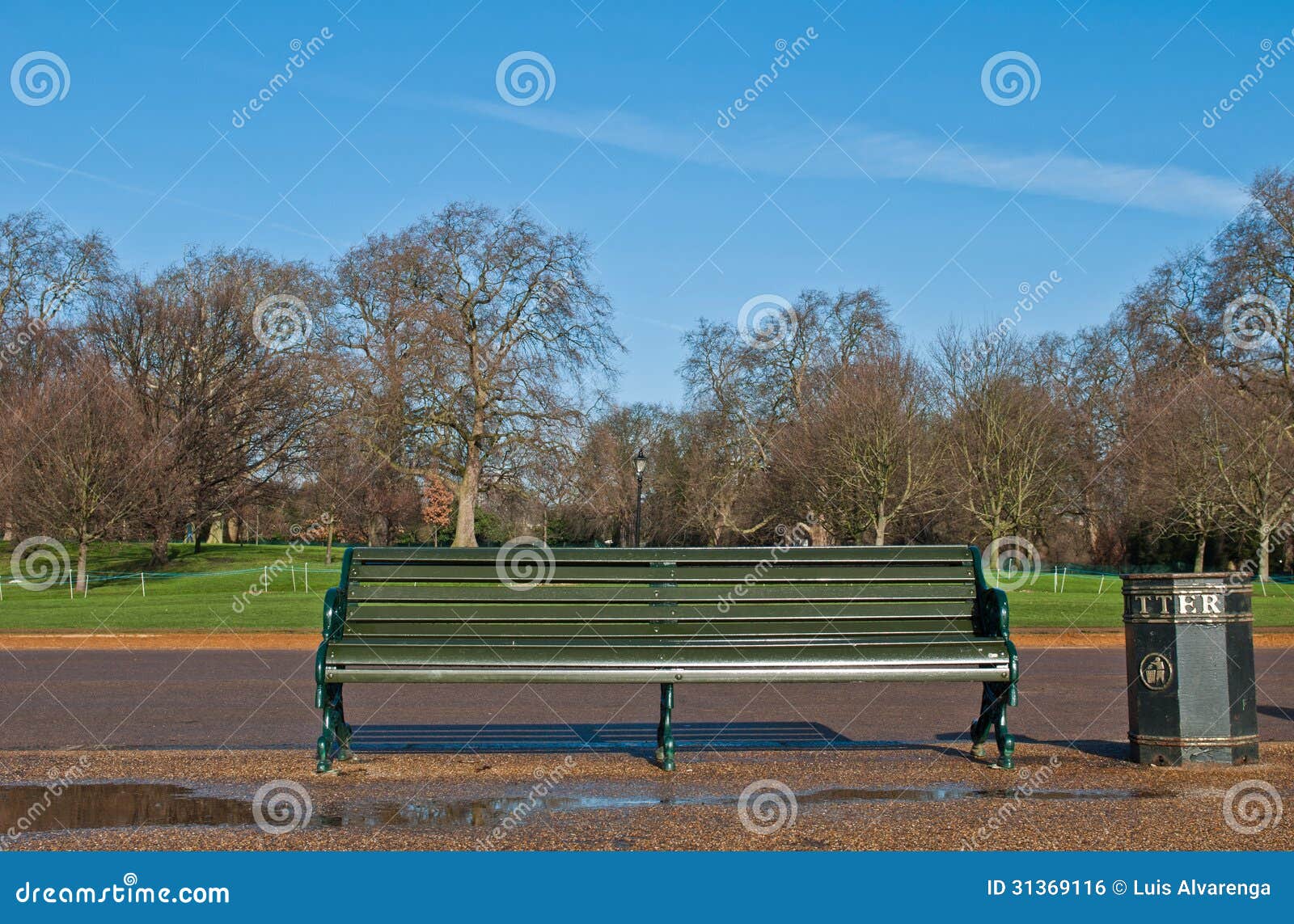 Bank in Hyde Park stockfoto. Bild von rest, bank, stauraum 31369116