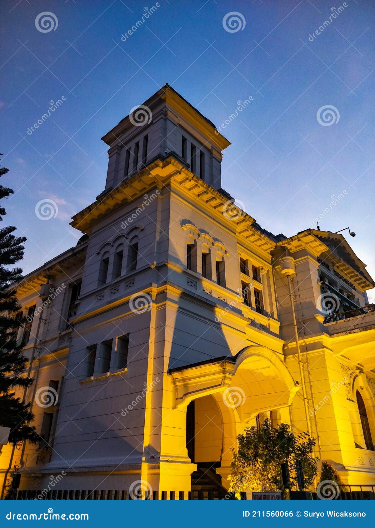 Bank Indonesia in 0km Yogyakarta Stock Photo - Image of architecture