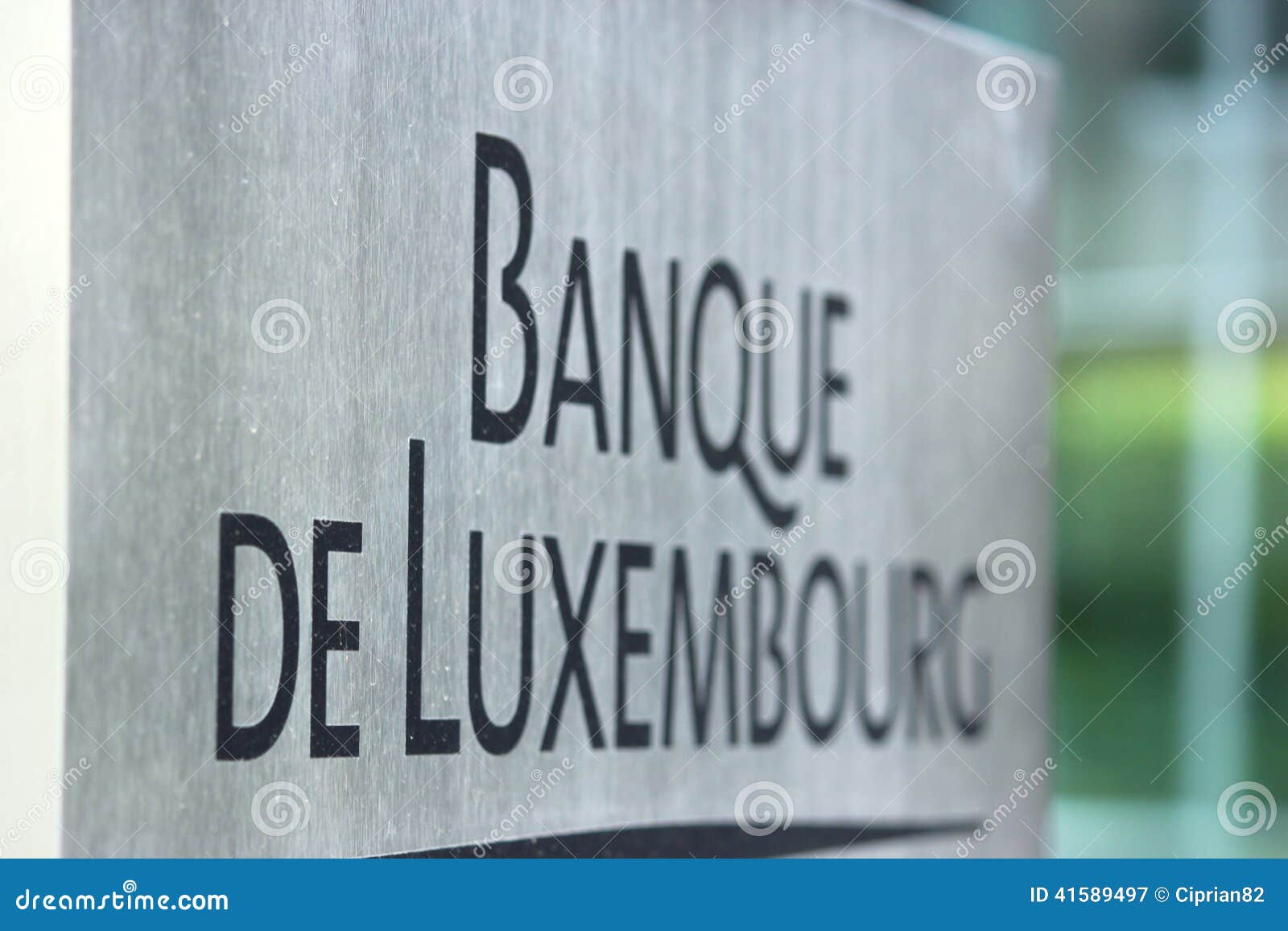 Bank of Luxembourg editorial photography. Image of business 41589497