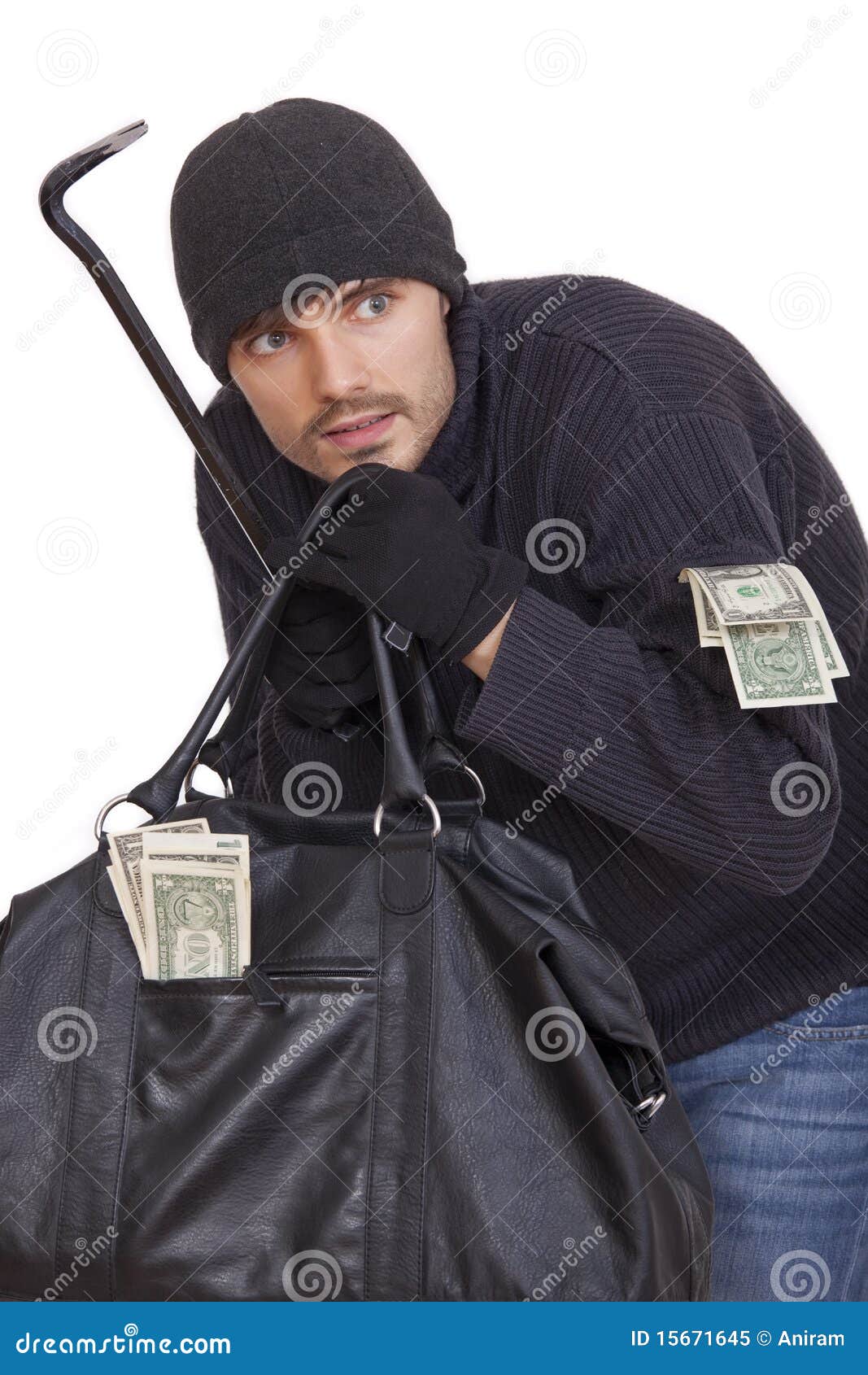 Bank robber stock image. Image of crime, criminal, burglar - 15671645