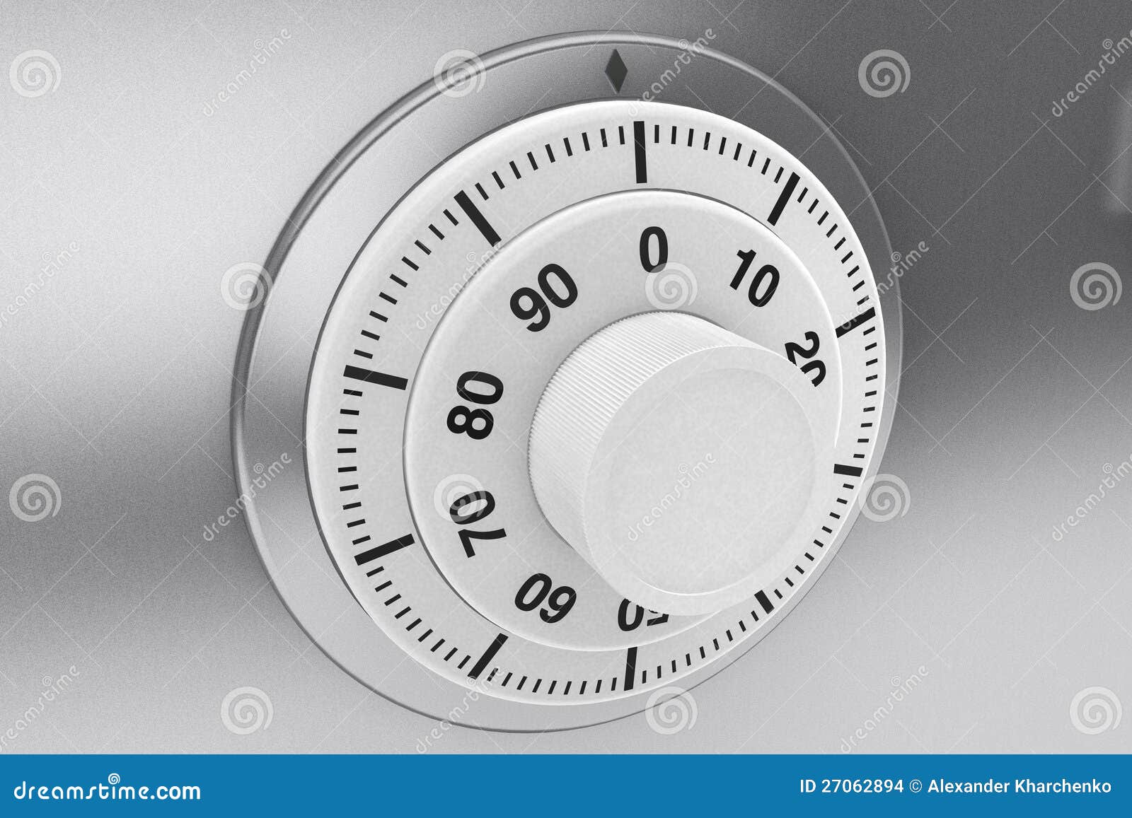 Bank Safe combination lock stock illustration. Illustration of