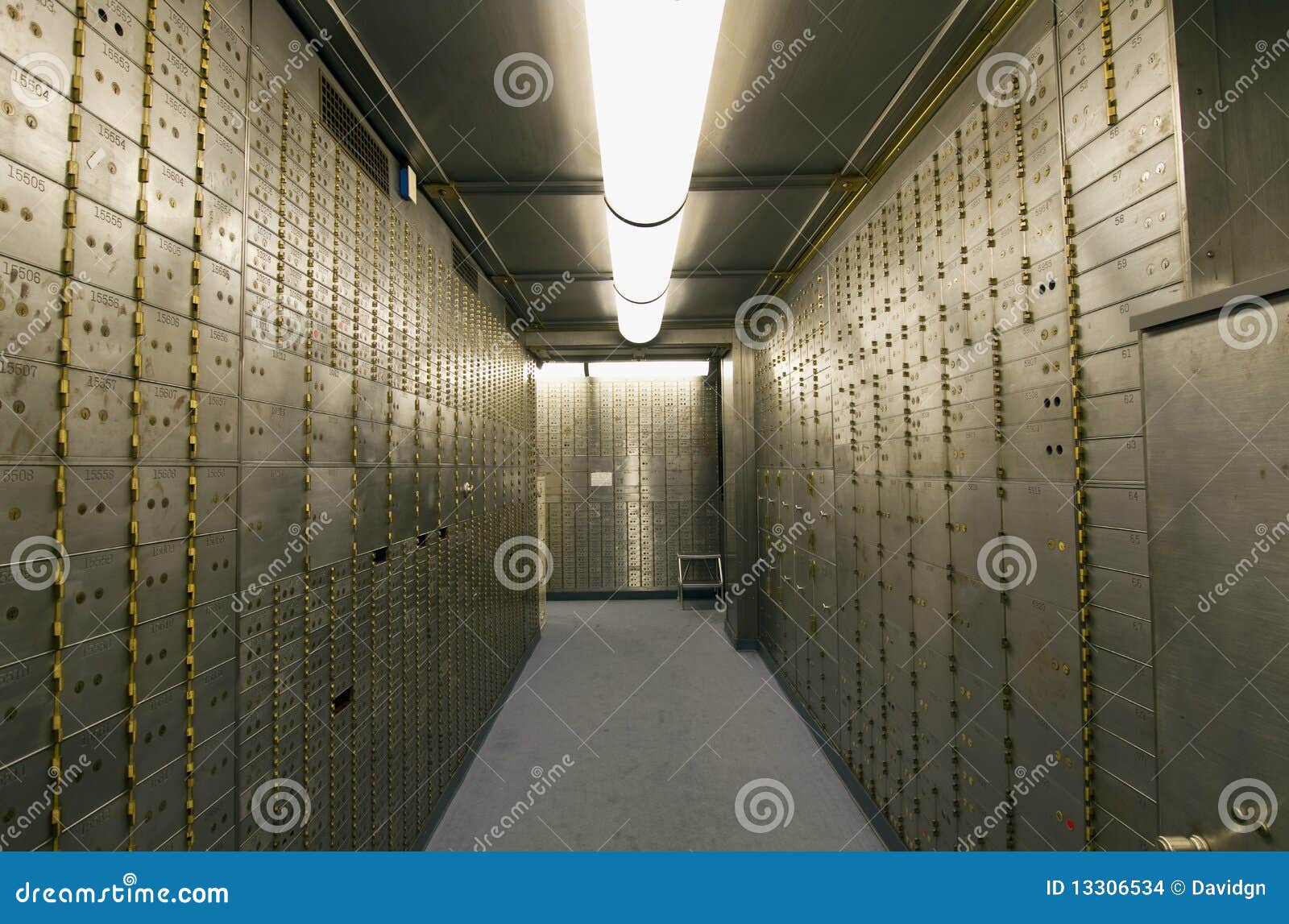 bank vault safe deposit box