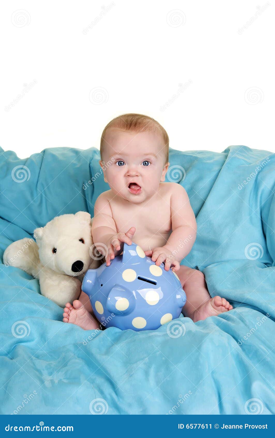Banking for Babies stock image. Image of health, little 6577611