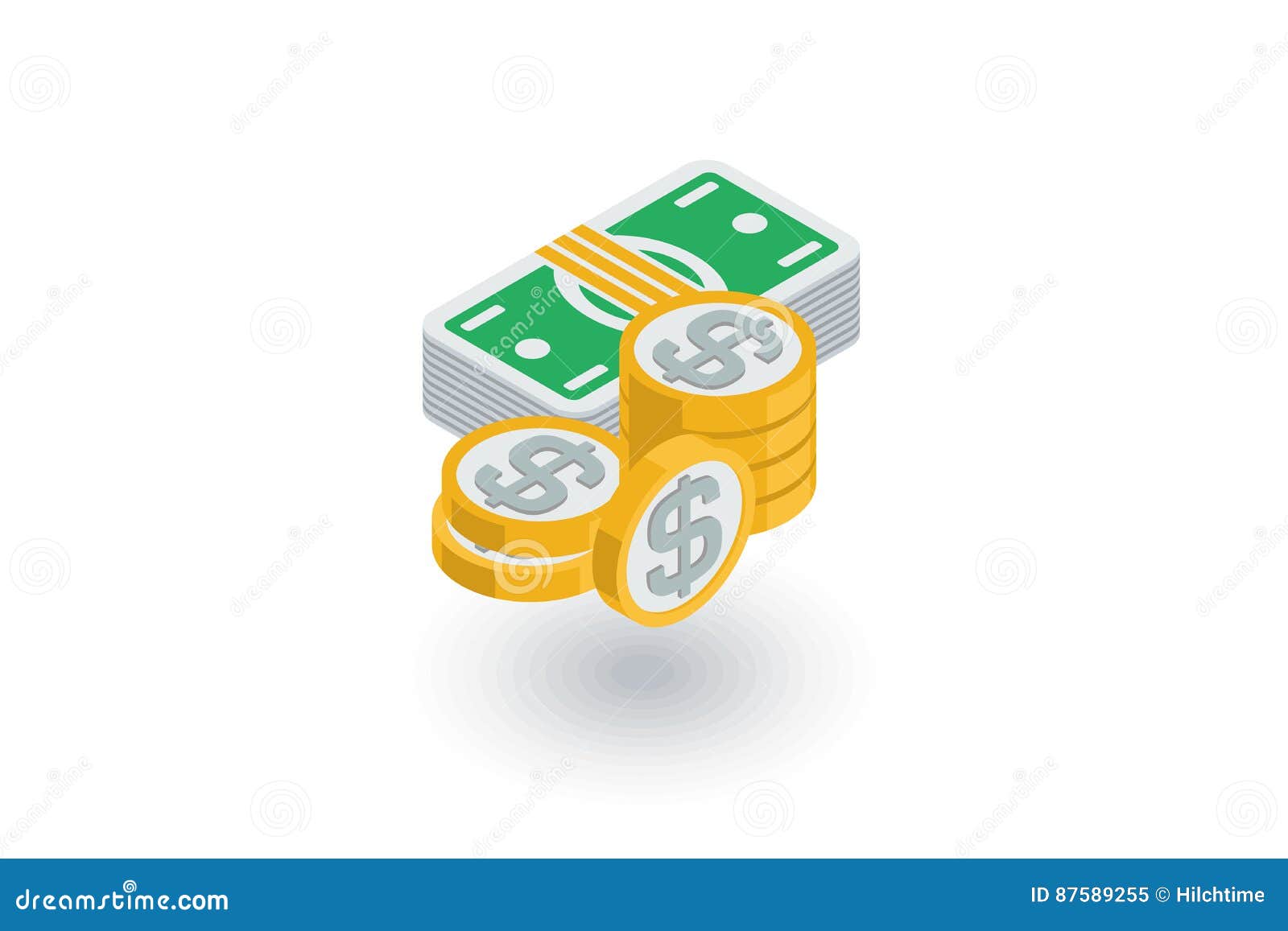 Piggy, bank, gold 3D illustration - Download on Iconfinder