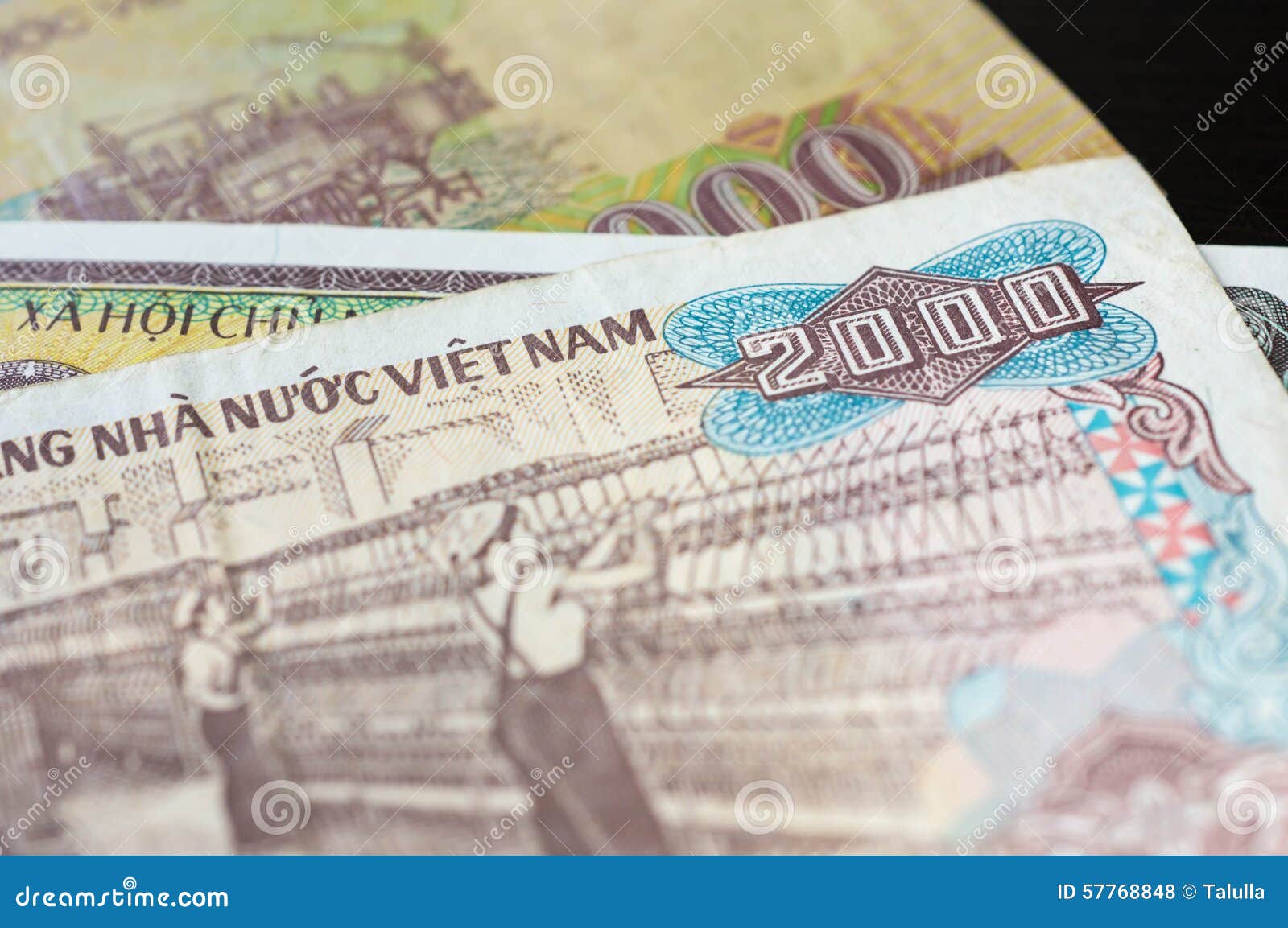 Banknote in Two Thousand Vietnamese Stock Photo Image of vietnamese