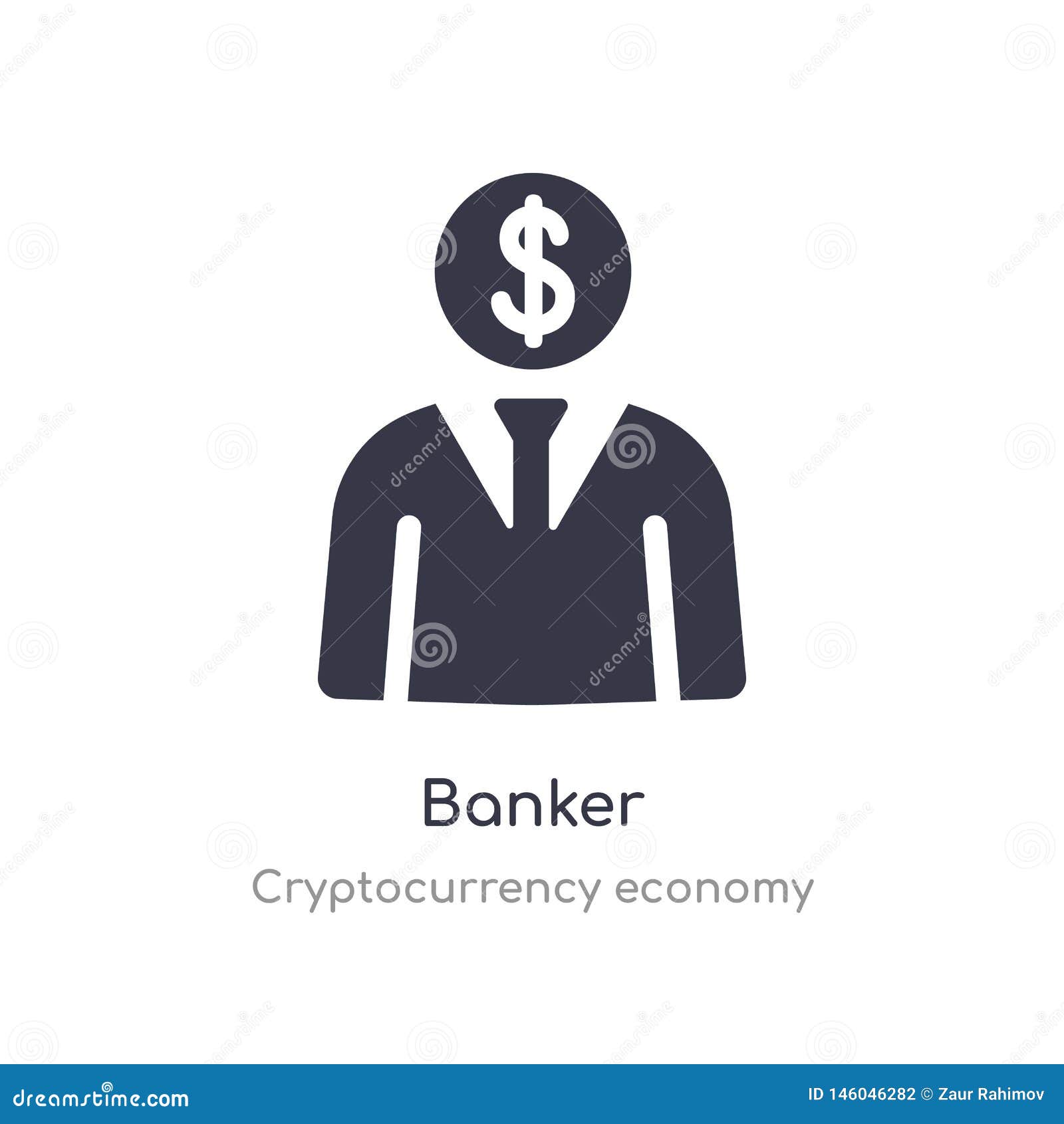 Bankowiec ikona odosobnionej bankowiec ikony wektorowa ilustracja od cryptocurrency gospodarki kolekcji editable ?piewa symbol mo. banker icon. isolated banker icon vector illustration from cryptocurrency economy collection. editable sing symbol can be use for web site and mobile app