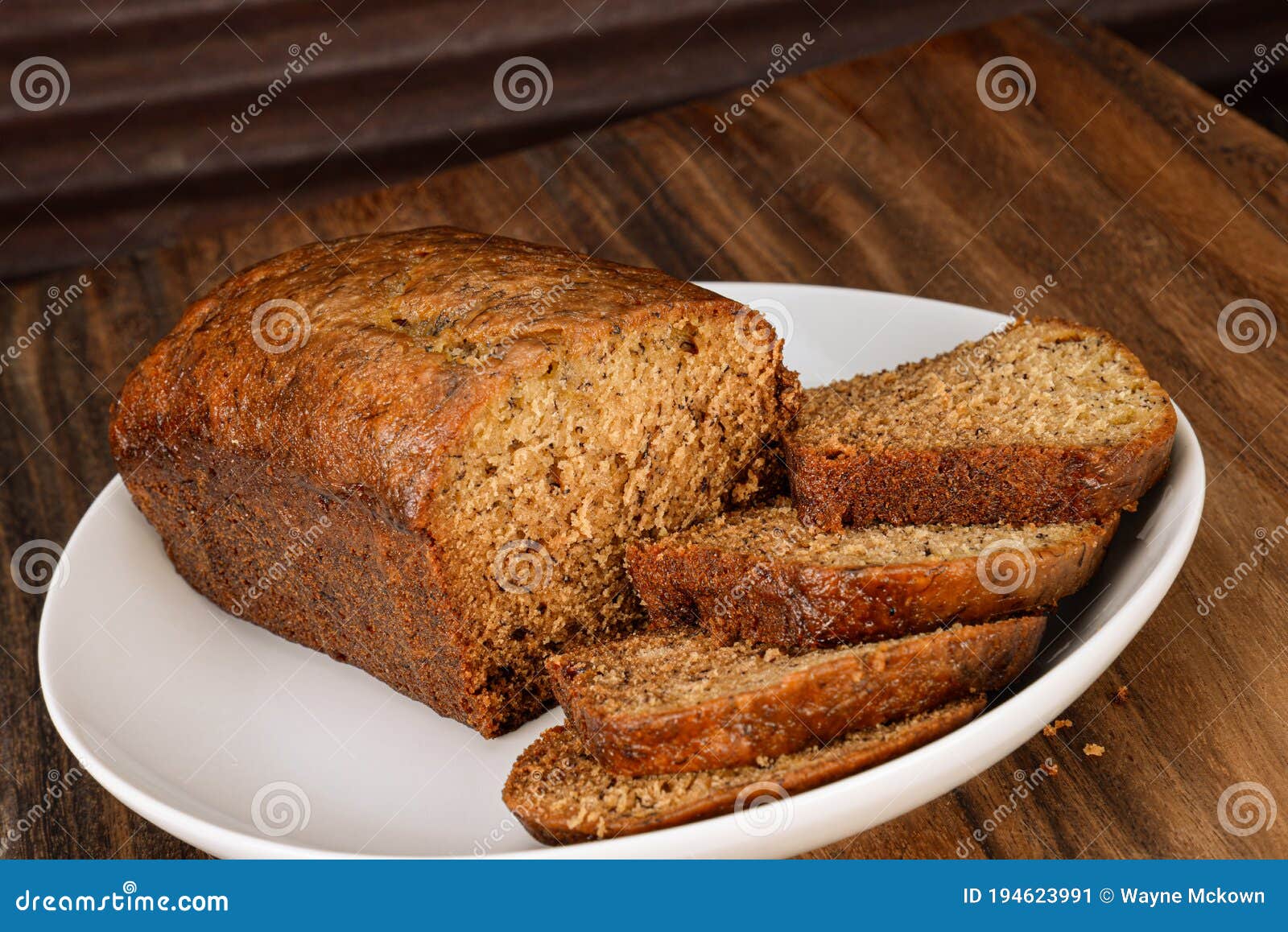 Bannana Nuts Bread Stock Image Image Of Carbohydrate 194623991